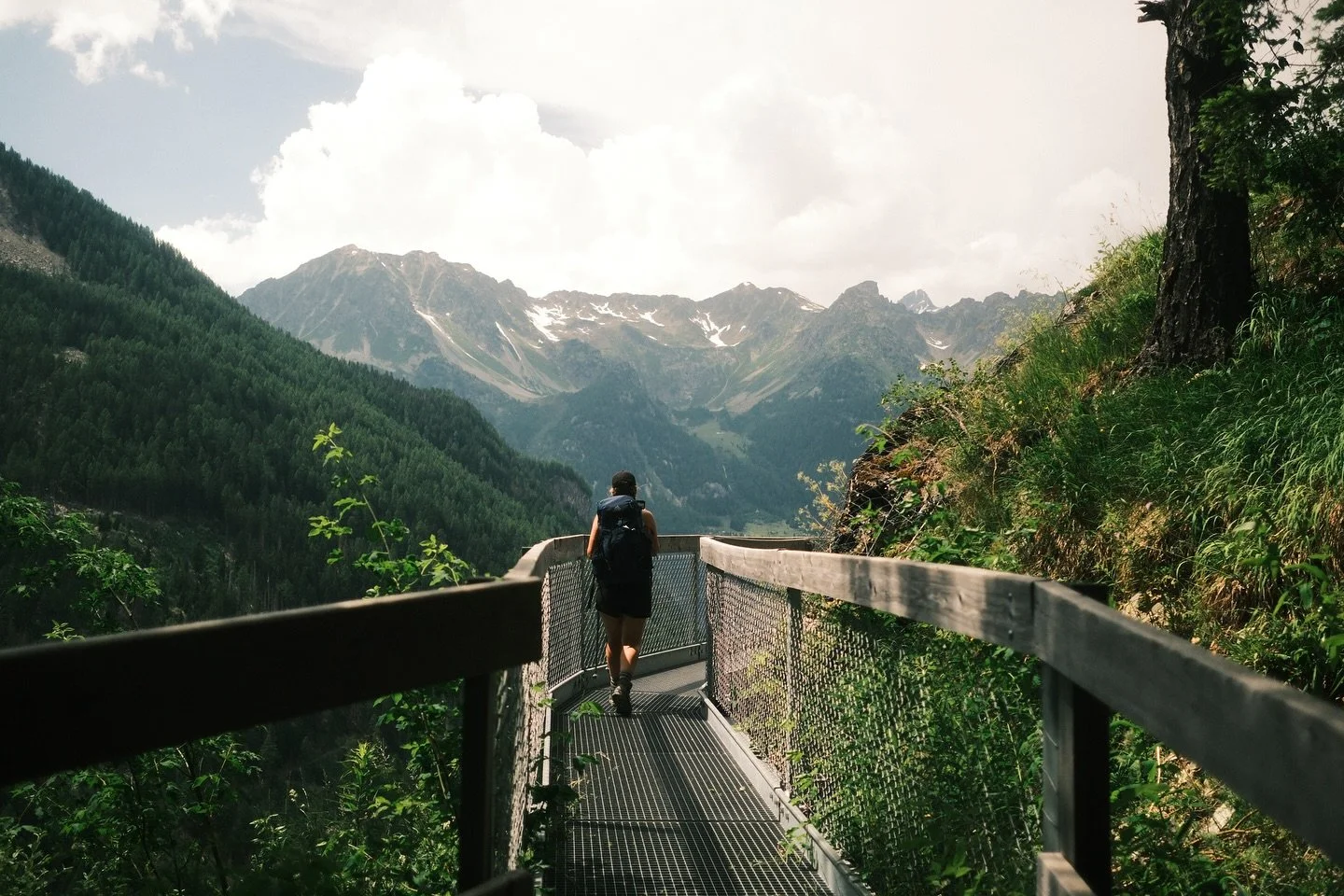 Day three of hiking the TMB over a long weekend.

I call this our &lsquo;Sound of Music&rsquo; day. We start off relatively flat, passing through open grassy meadows and past traditional Swiss lodges until we head into the forest and ascend a rocky p