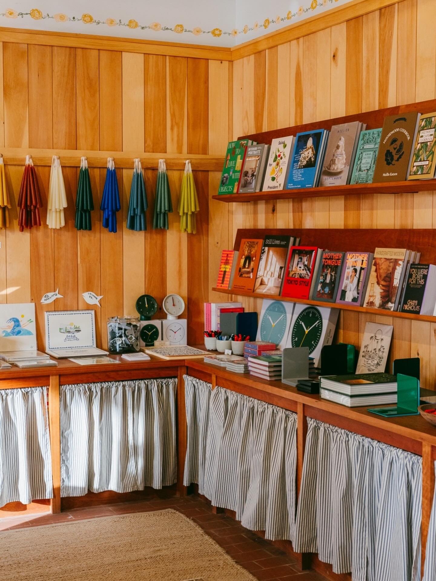 Our book collection ranges from interior design, art, gardening, and cookbooks to almanacs and guides for how to do just about anything. We like to think of our books and zines as tools for a lifestyle we are reaching for. All titles are online and i