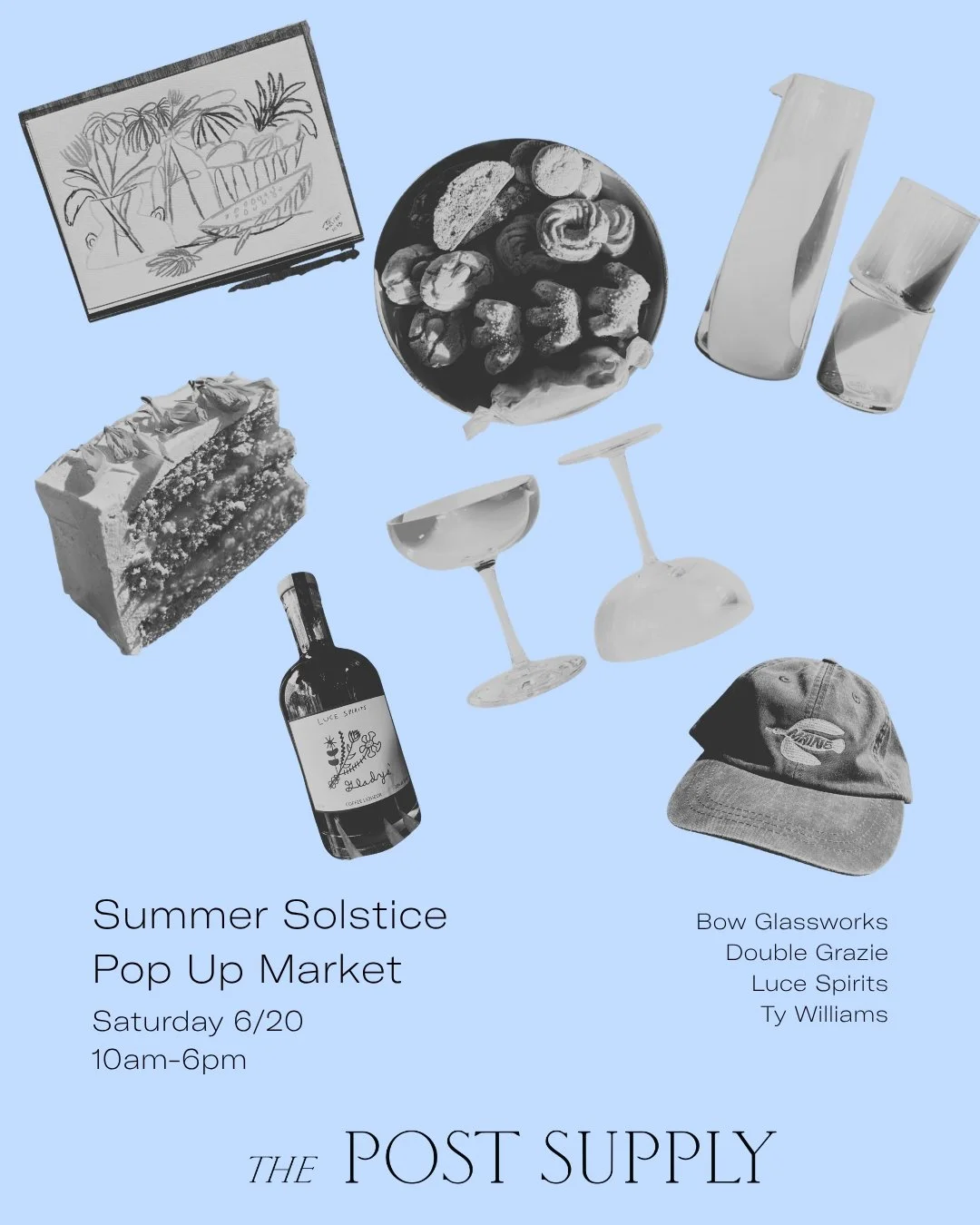 We&rsquo;ve decided to celebrate the summer solstice the best way we know how - to gather up a handful of our favorite folks and have a little party. We can&rsquo;t wait to usher in longer warmer sunnier days with Maine favorite @lucespirits @doubleg