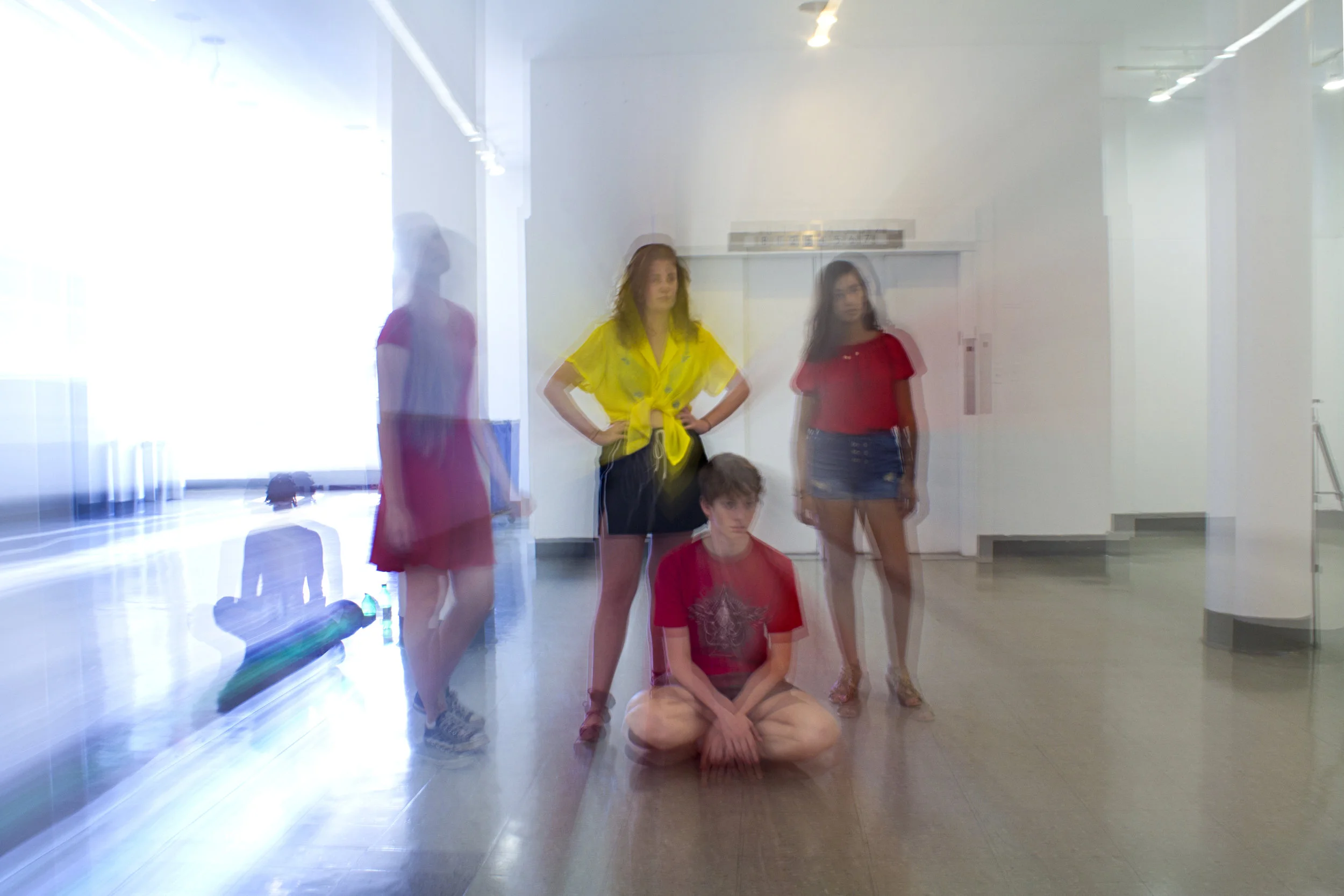 Cooper Union Summer Intensive, practicing the effects of color, light and motion. Image by Sade Rodriquez