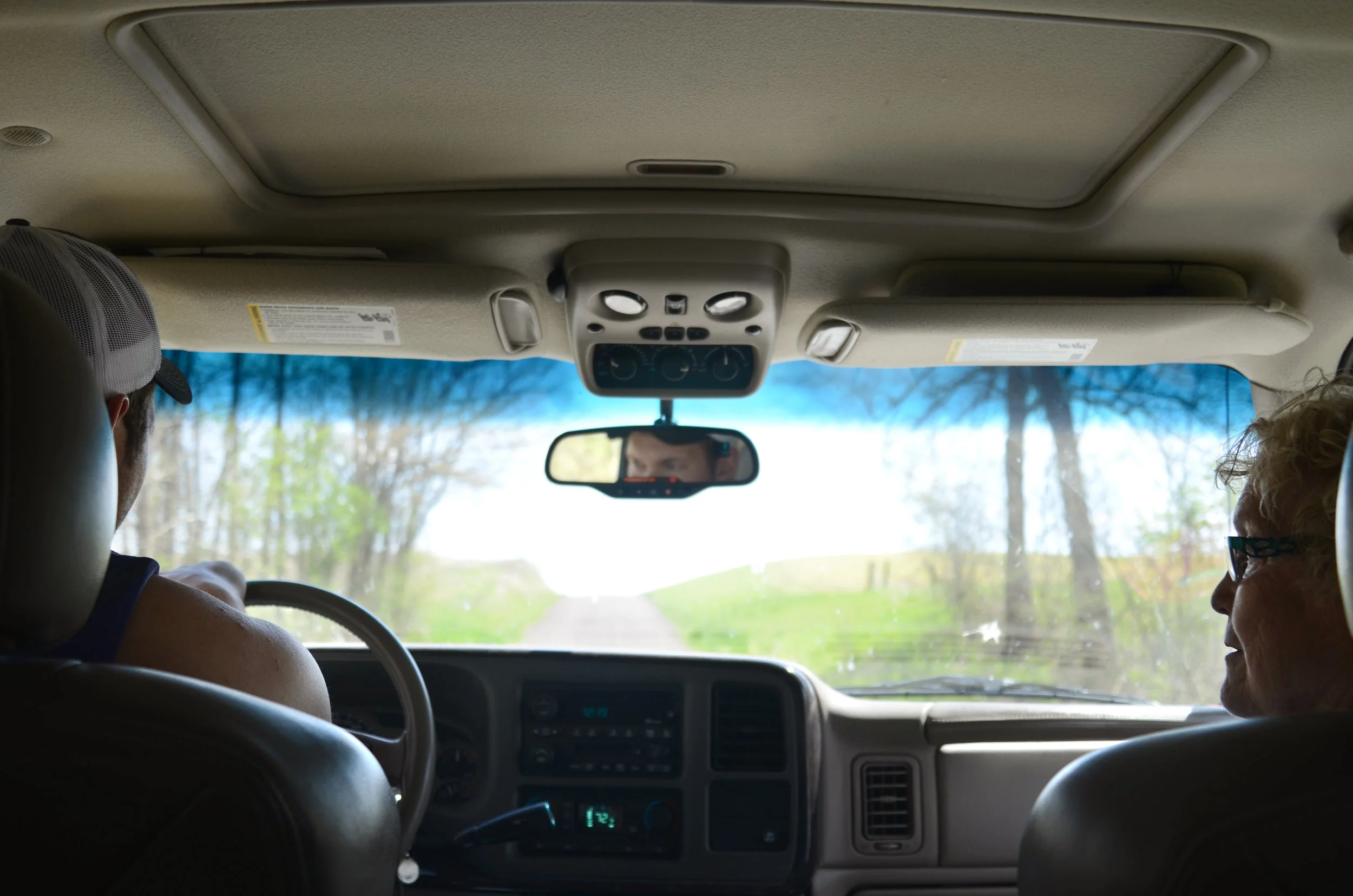  Zach drives his grandmother back to her house after visiting one of the fields his family owns. Zach’s family has records of owning the same two large sections of land in De Kalb, Missouri, from as early as 1850. But knows for certain his ancestors 