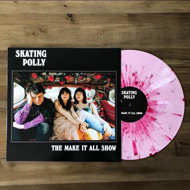 Two years ago today we had the incredible pleasure of releasing this pink and red slab of punk rock greatness. Can&rsquo;t wait to see what @skatingpolly do next!!! #skatingpolly #themakeitallshow #uglypop #punkrock #vinyl #instavinyl #coloredvinyl #