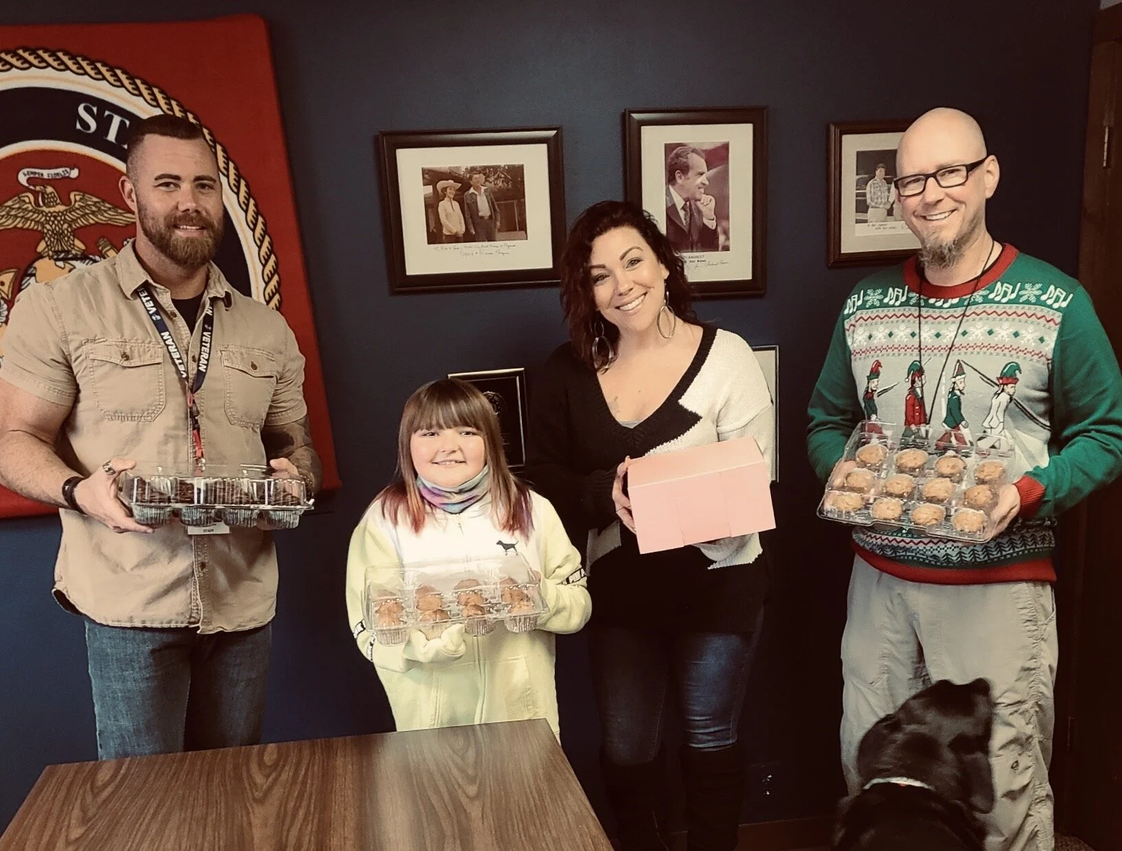 Eight-Year-Old Baker Gives Homemade Desserts to Veterans for Christmas Eve