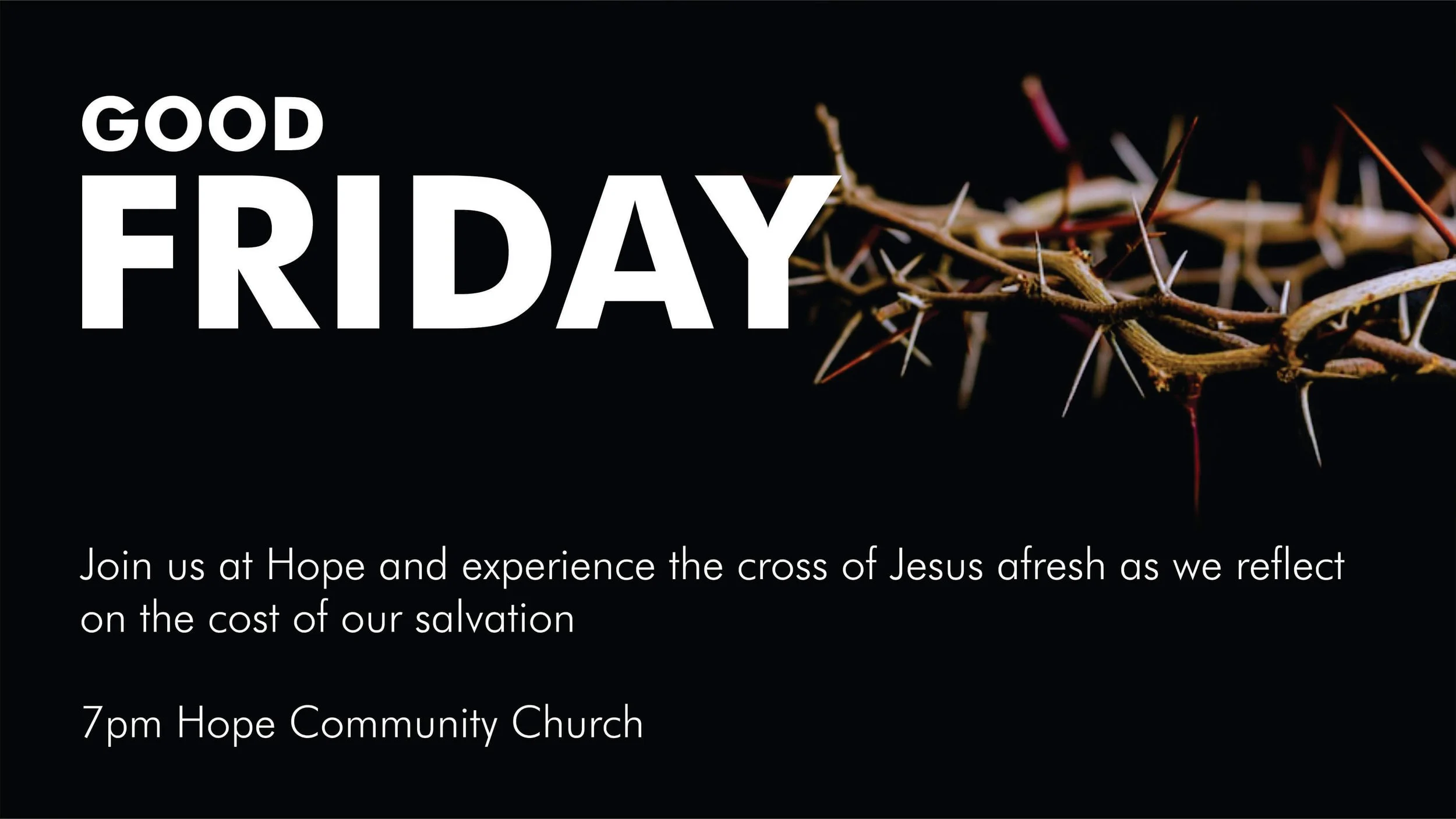Good Friday HCC 7pm