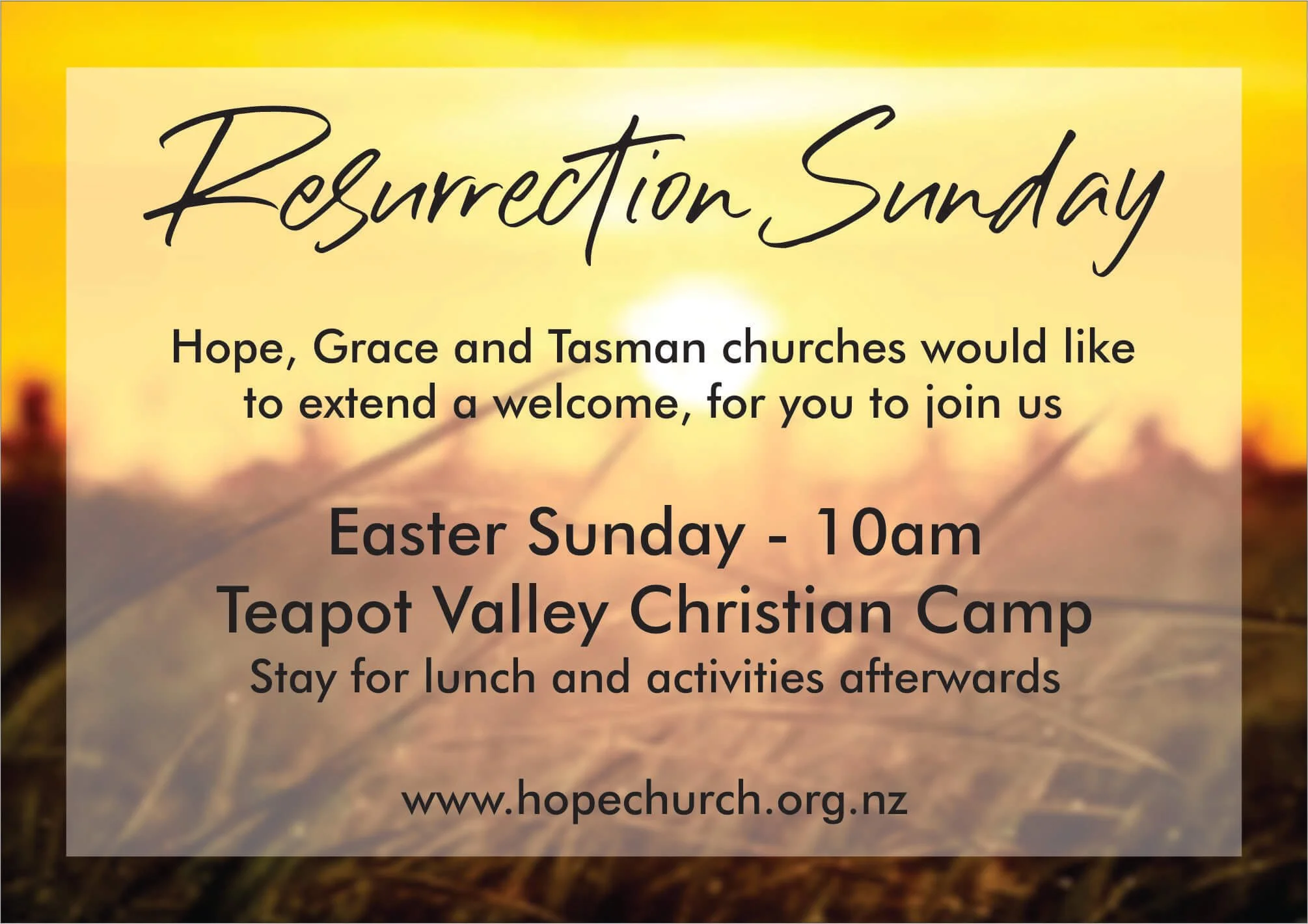 Easter Sunday TVCC 10am