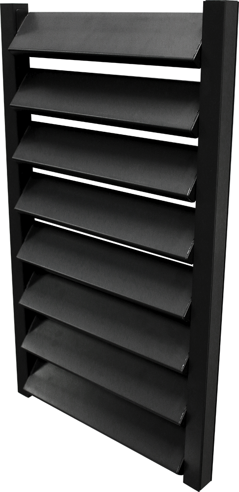 Xpresscreen side frame with louvre brackets