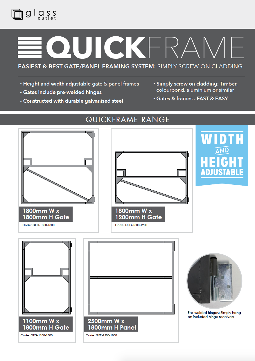 Quickframe infoClick here to view