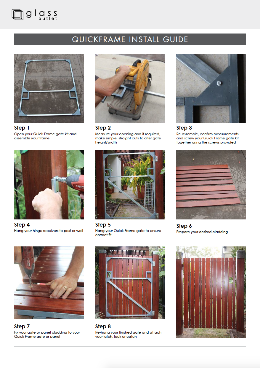 Quickframe installationClick here to view