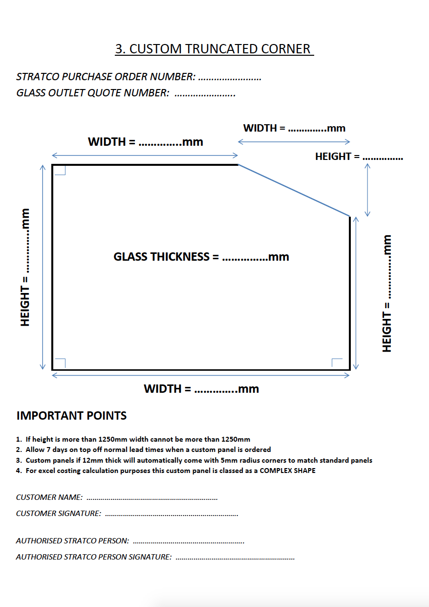 Custom truncated cornerClick here to view