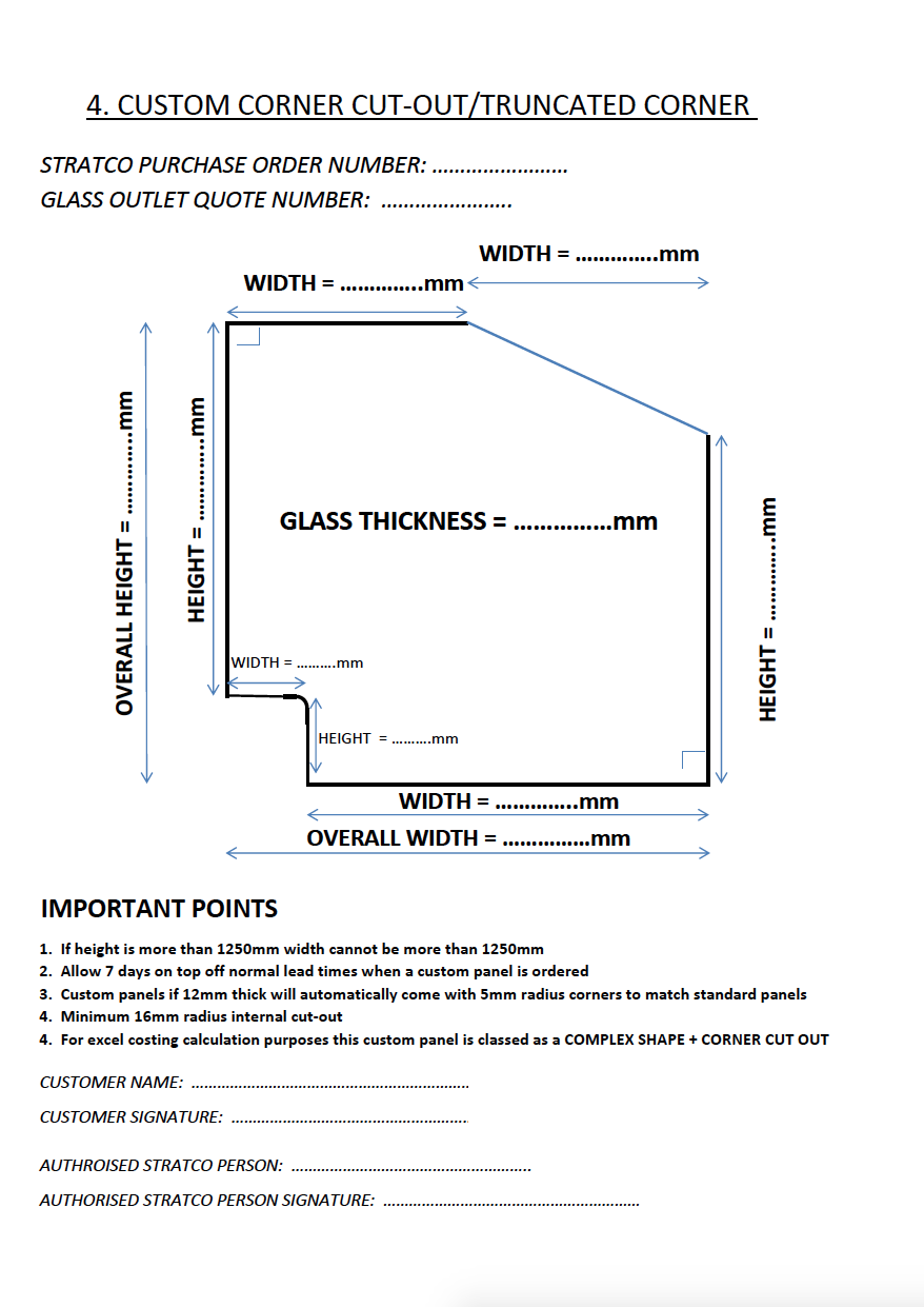 Custom corner cut outClick here to view