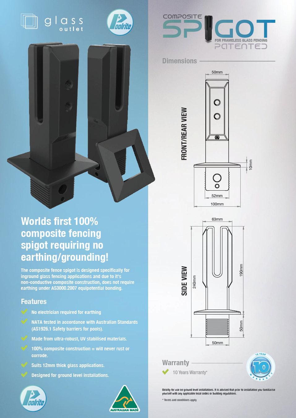 Composite pool spigotClick here to view