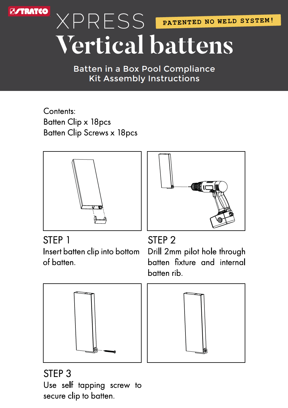 Pool compliance kit instructionsClick here to view