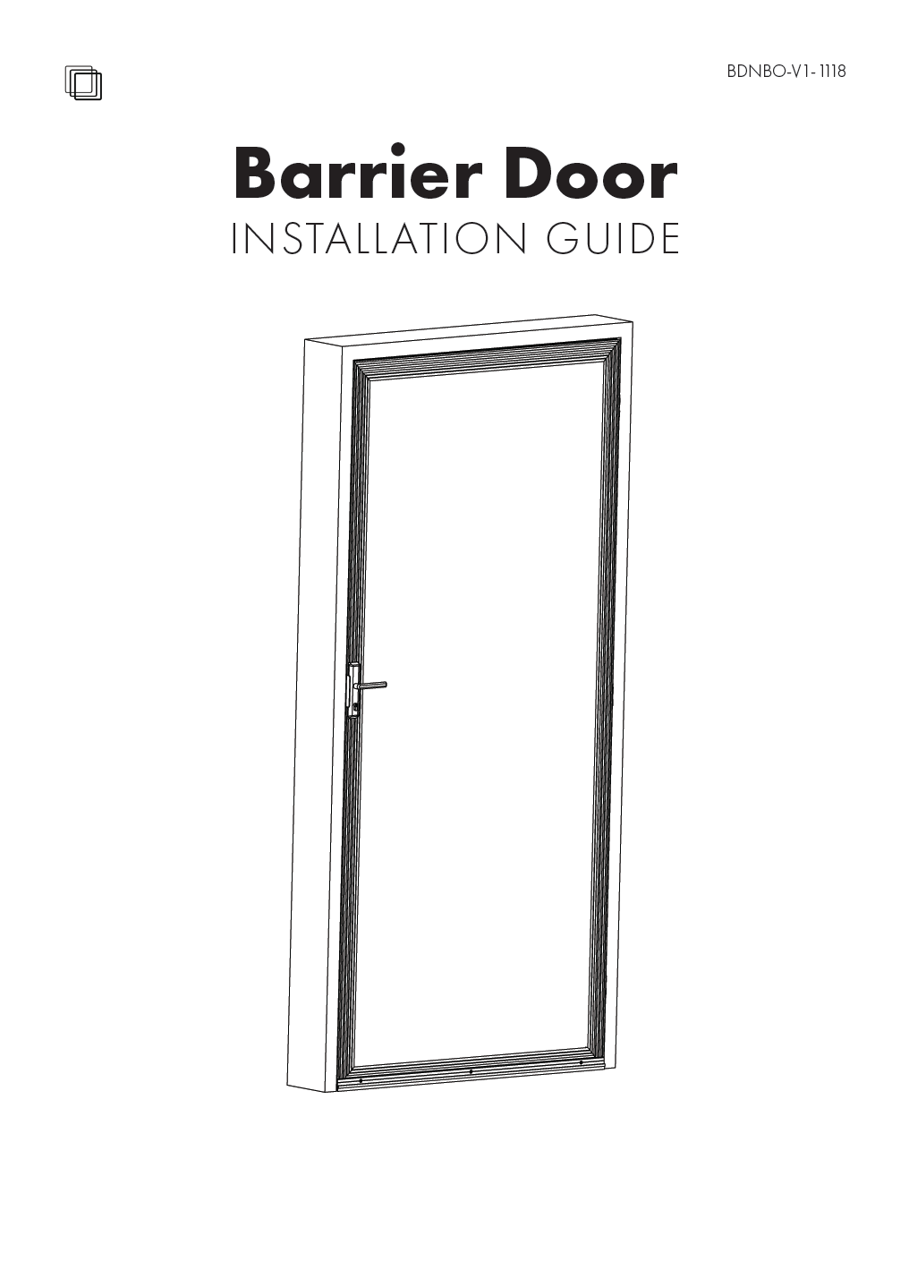 Barrier door install guide NO BUILD OUT FRAMEClick here to view