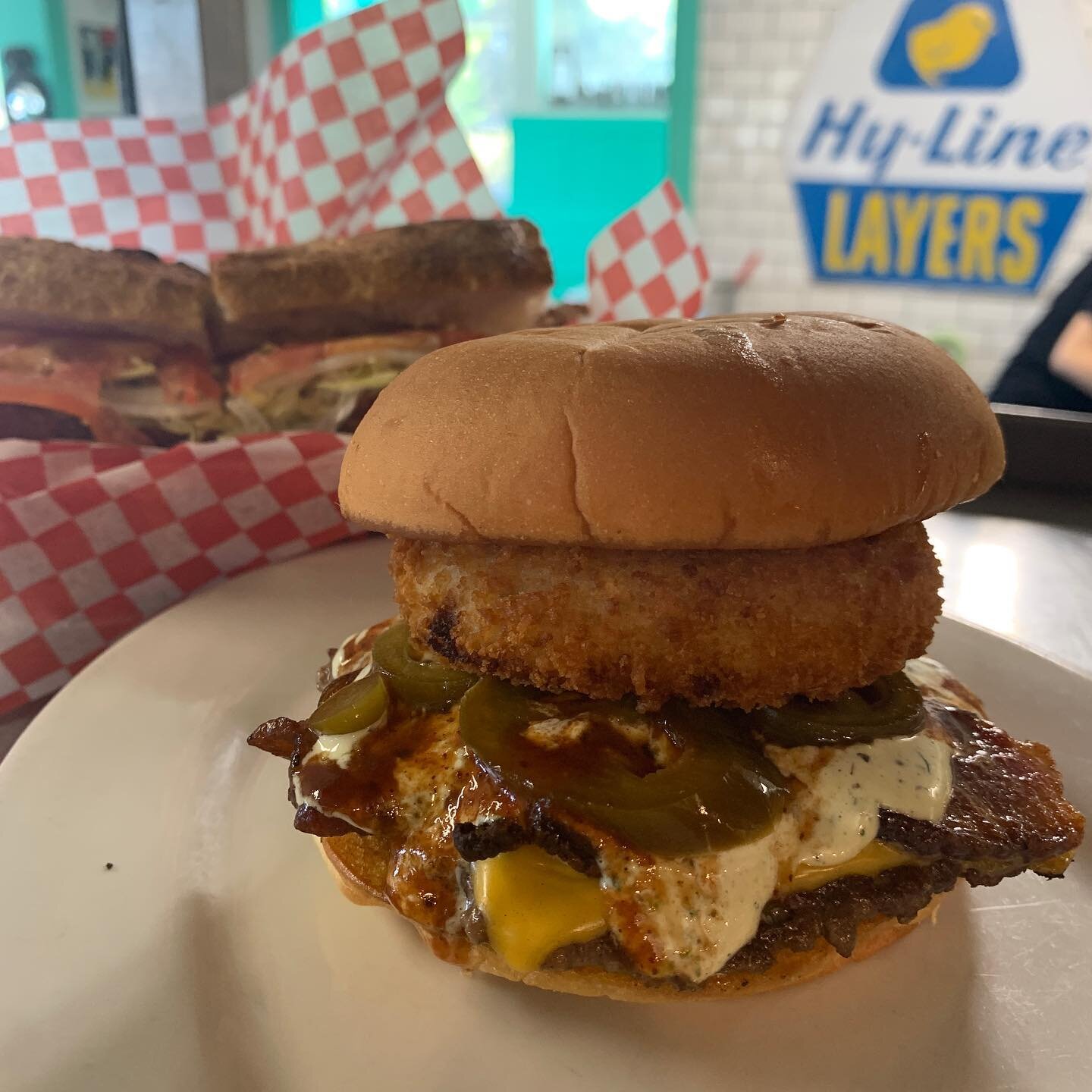 We are unfortunately going to be closed this weekend 😓 so come in and get your Lou&rsquo;s fix today! Open from 11-3 today. This gold rush burger is waiting for you 🍔🤠