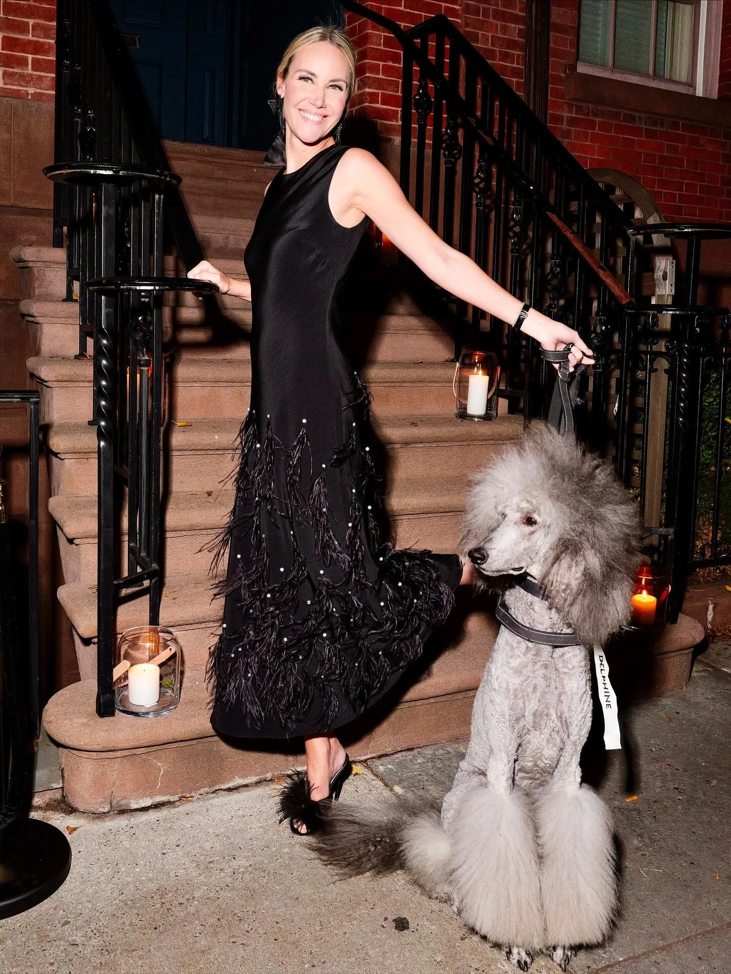 Ray Ray here crowned me top poodle of the @delphinenyc poker tables. Takes one to know one, he says! It may be because of the cute Delphine dress I was wearing but bringing in the most chips of the night to win the grand prize probably didn’t h