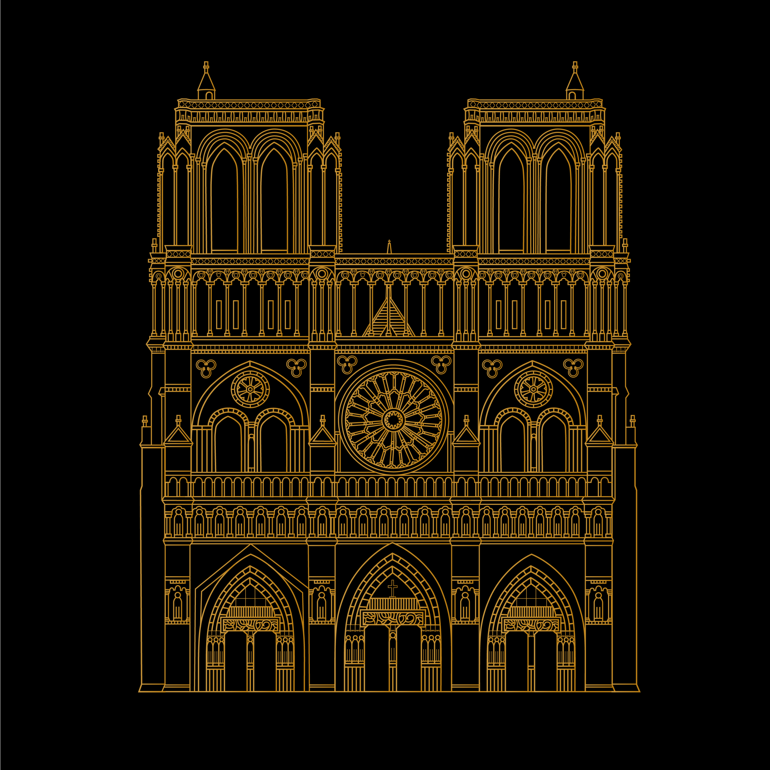 Notre Dame Vector-01.png