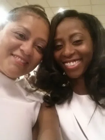 Mom and I at the Oakwood Alumni Banquet