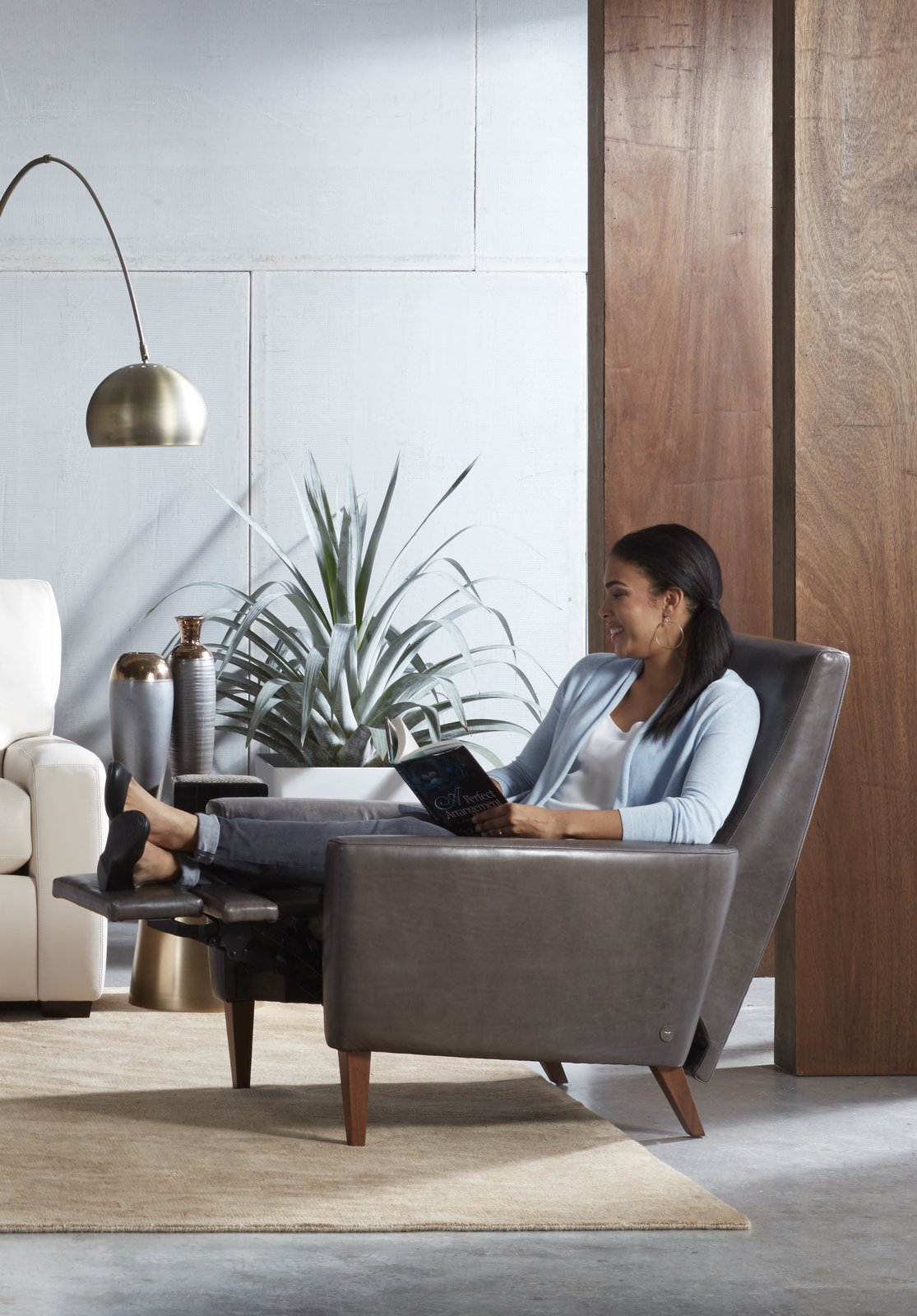 The Re-Invented Recliner™ is a fashion-forward piece that defines a space, breaking the stereotype of the traditional recliner. A perfect blend of form and function, it comes in seven styles—including the Vida, shown above—that appeal to design connoisseurs while delivering incredible comfort.
