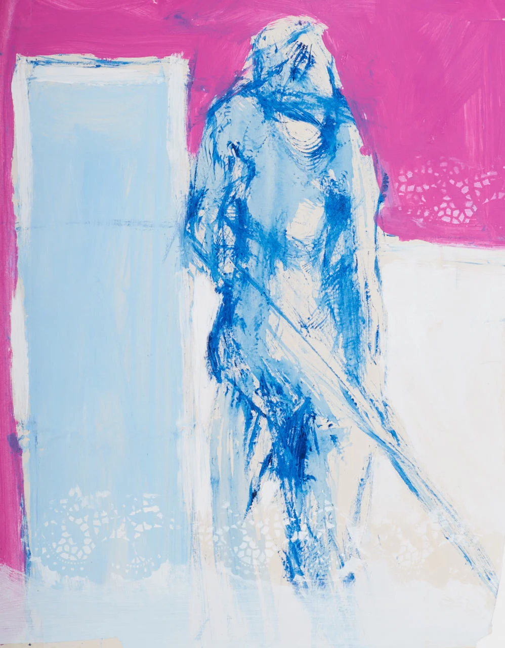 Man with brush