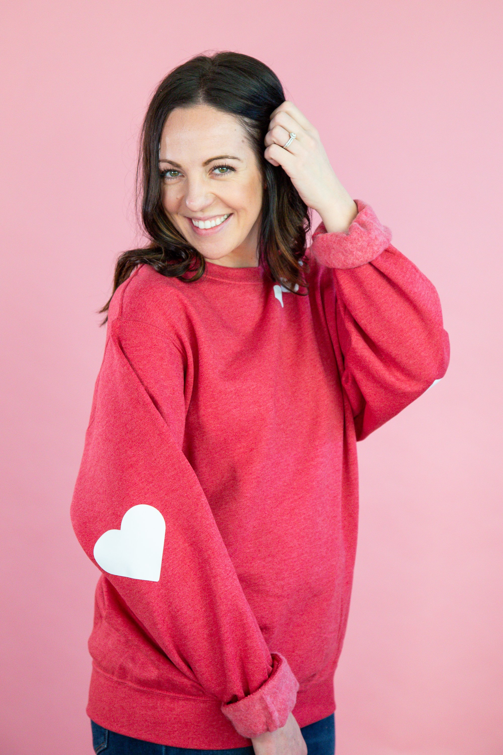 Valentine sweater apparel photographed by Kayla Duffney Creative.