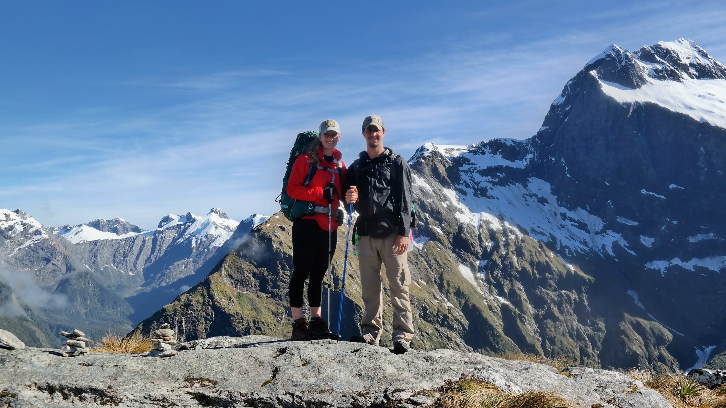 On Mackinnon Pass, elevation 1,154 meters