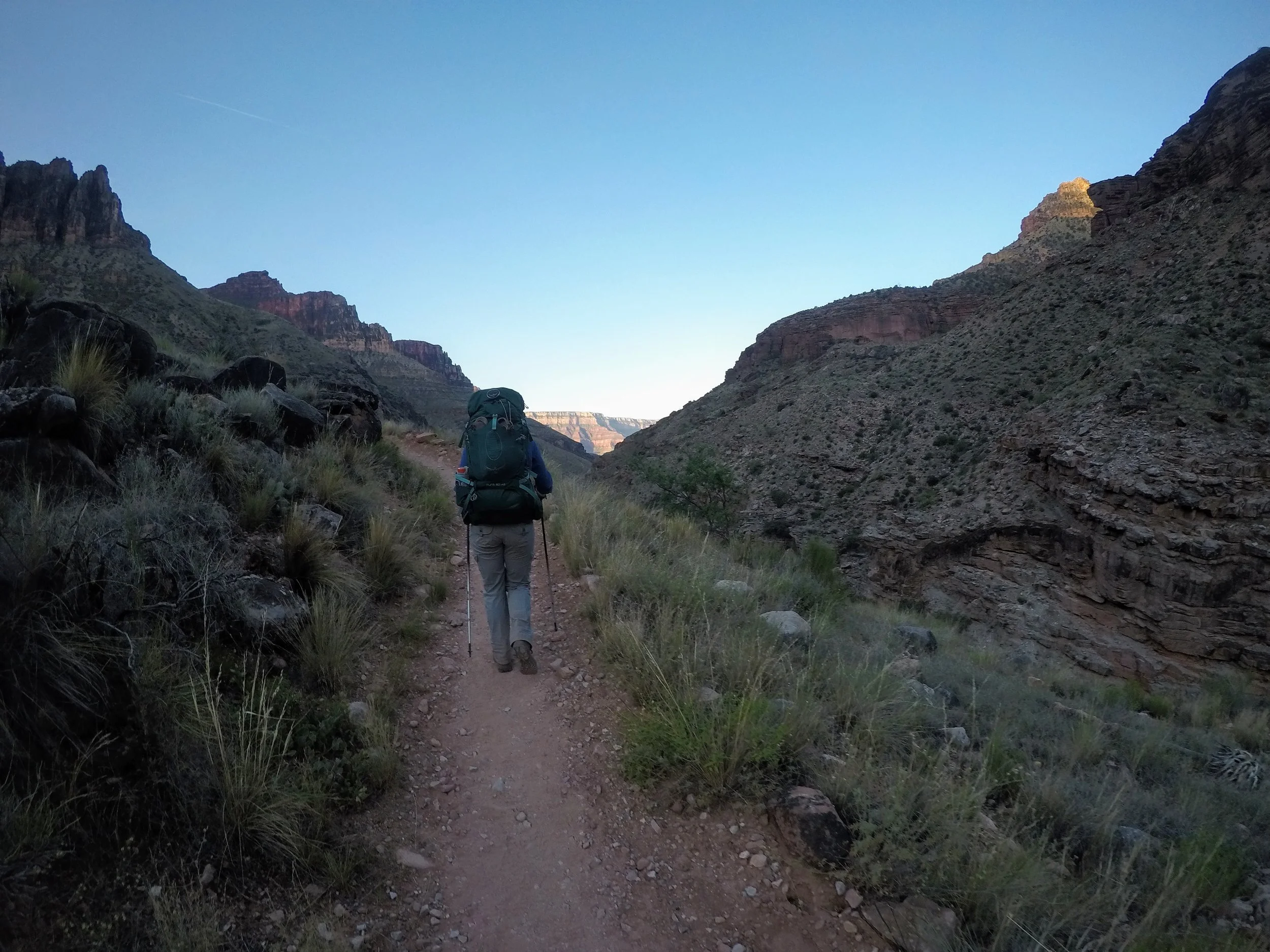 Day 2: Heading out from Cottonwood Campground 