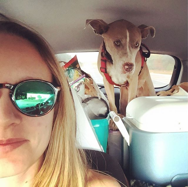 We're all loaded up and on our way to Garner State Park for the weekend. Where are y'all camping this Fall? #camping #campingwithdogs #getoutside #letscamp #carcamping #texascamping