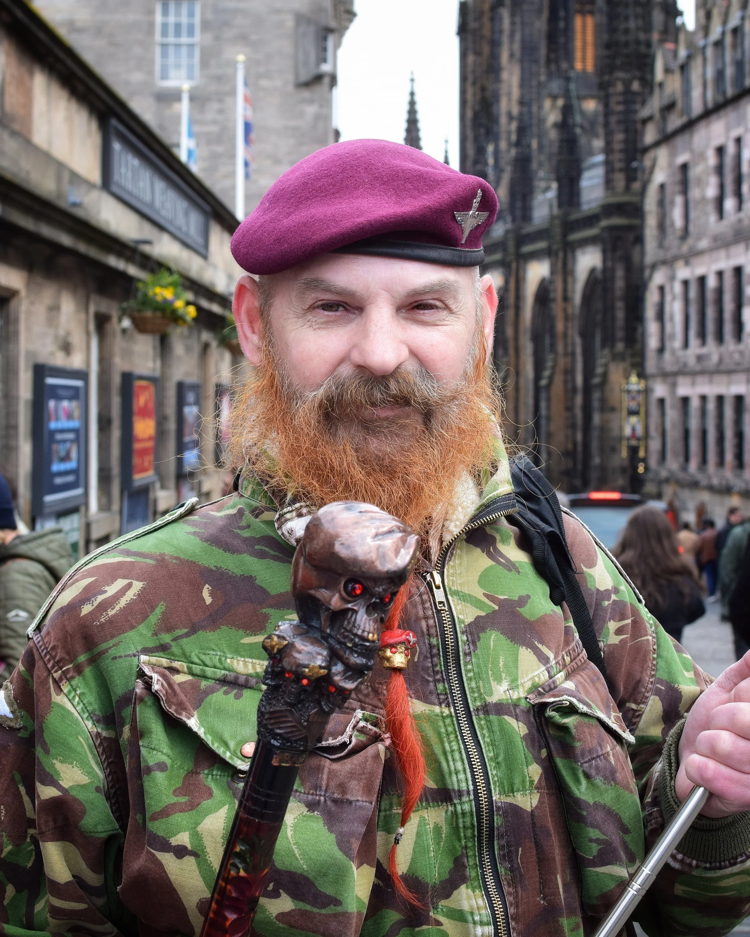 The People You Meet: Parachute Regiment veteran (Castle Hill, Edinburgh, Scotland)