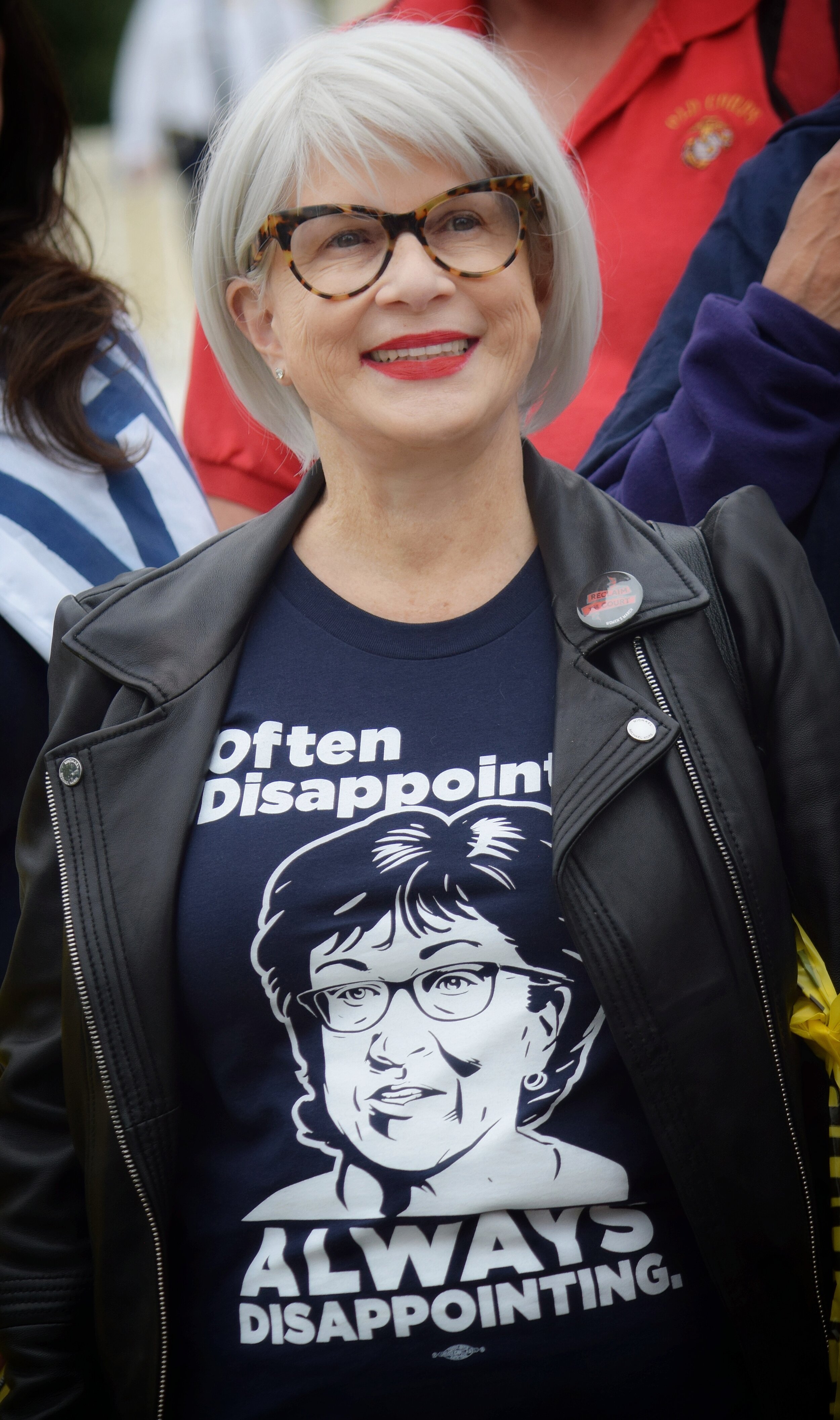Chair of Maine Democratic Party: Kathleen Marra at Women's March Reclaim The Court Action (October 2019)