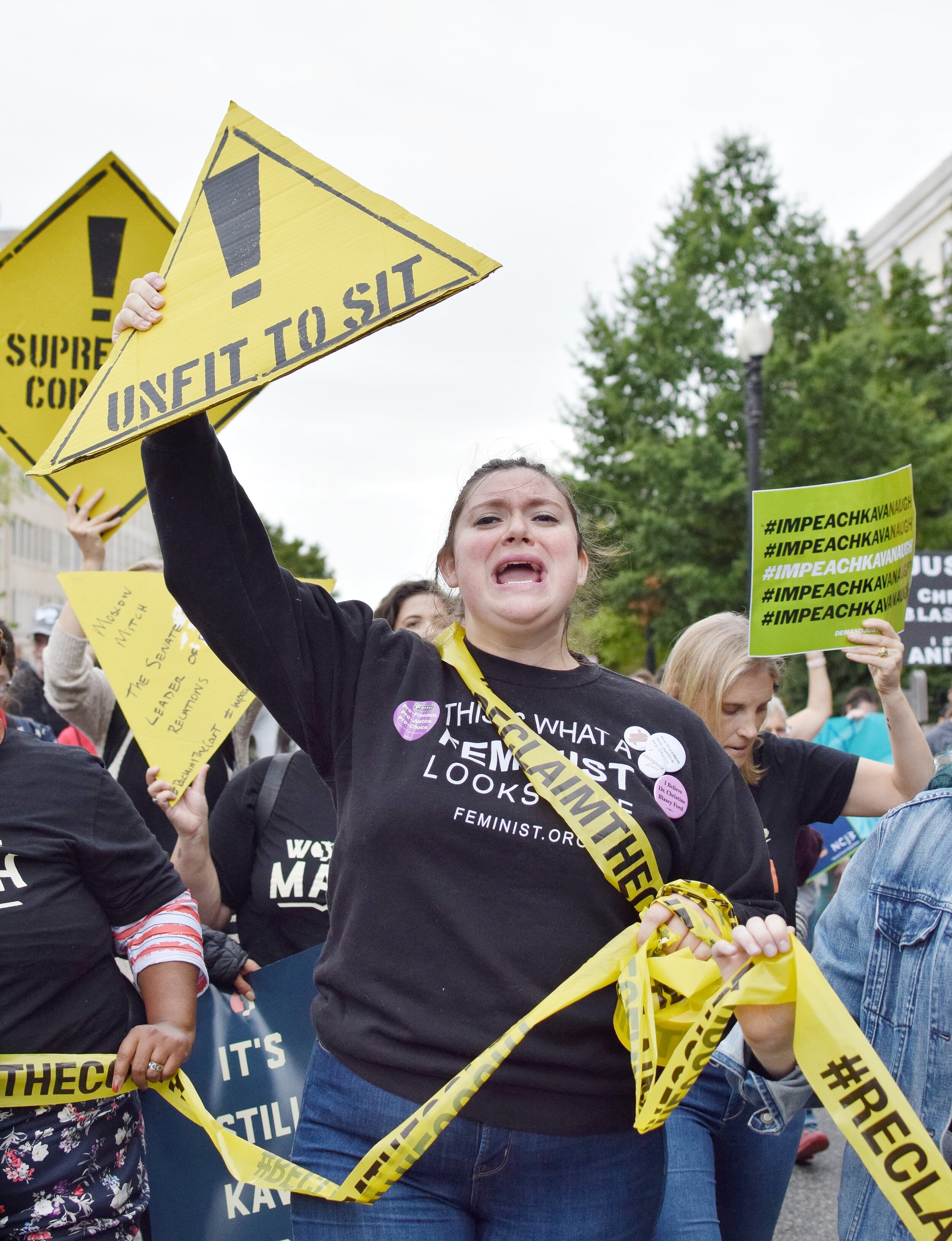 Women's March Reclaim The Court Action (October 2019)