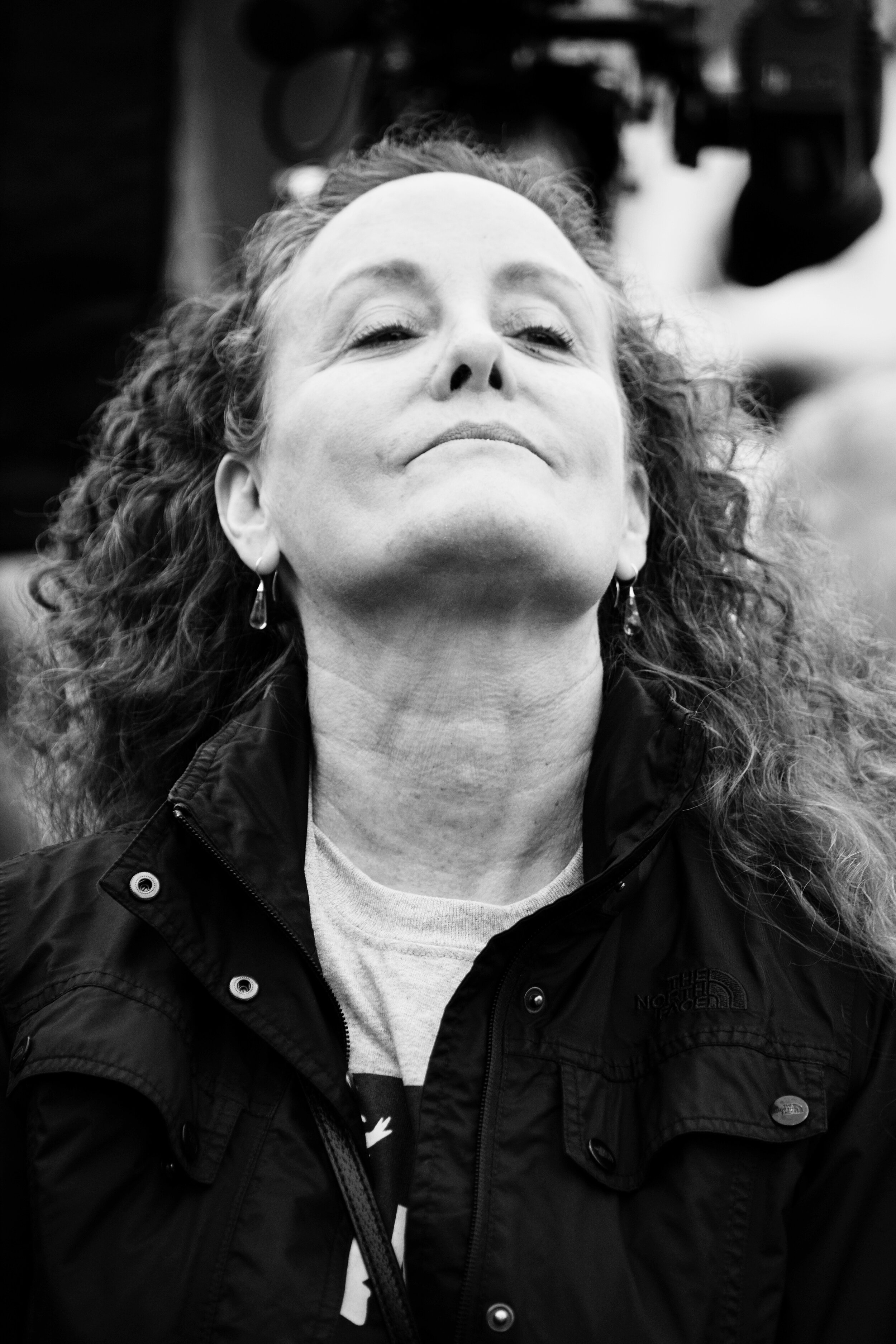 Kavanaugh accuser Julie Swetnick at Women's March Reclaim The Court Action (October 2019)