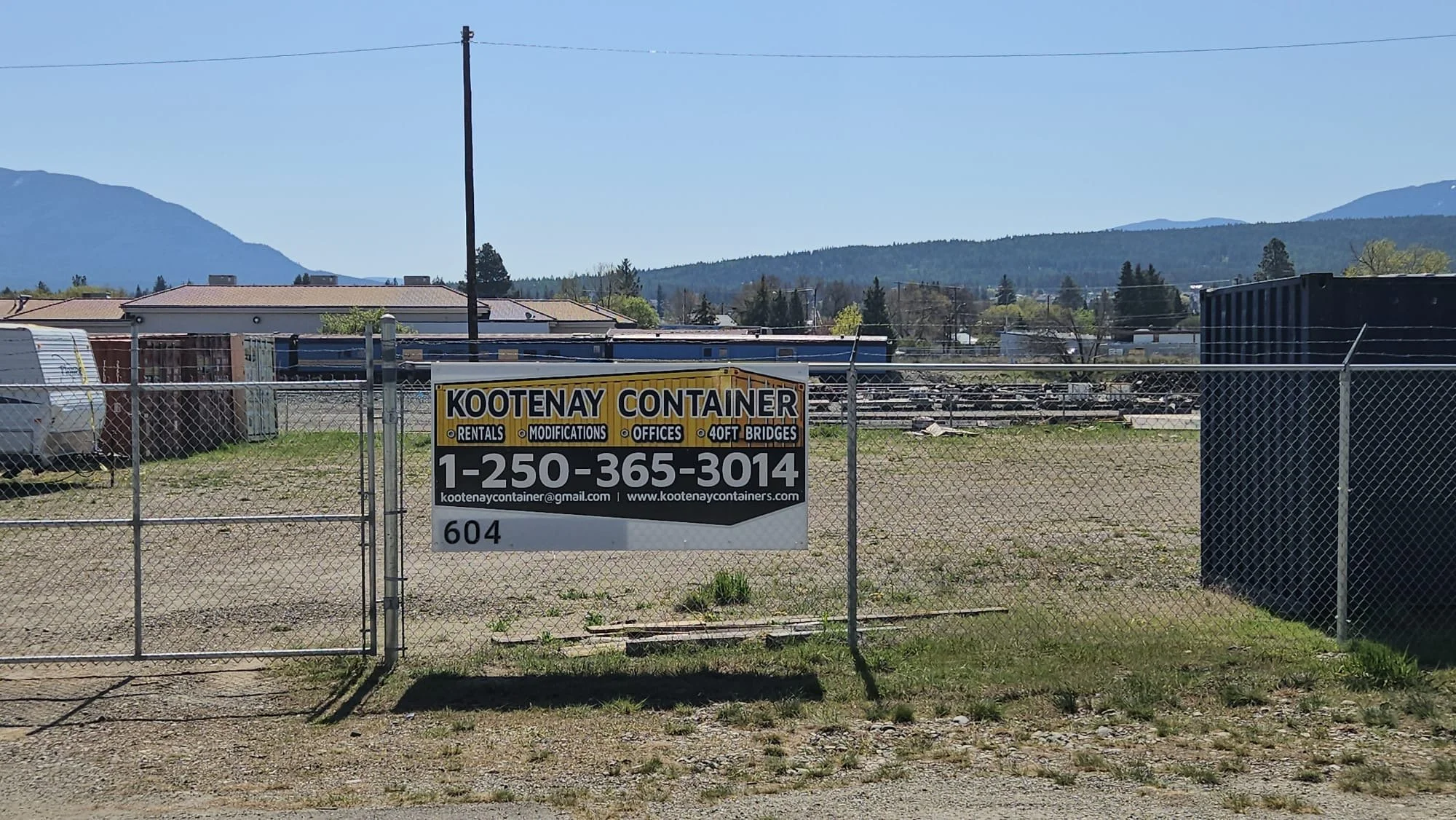 Signage at Gate