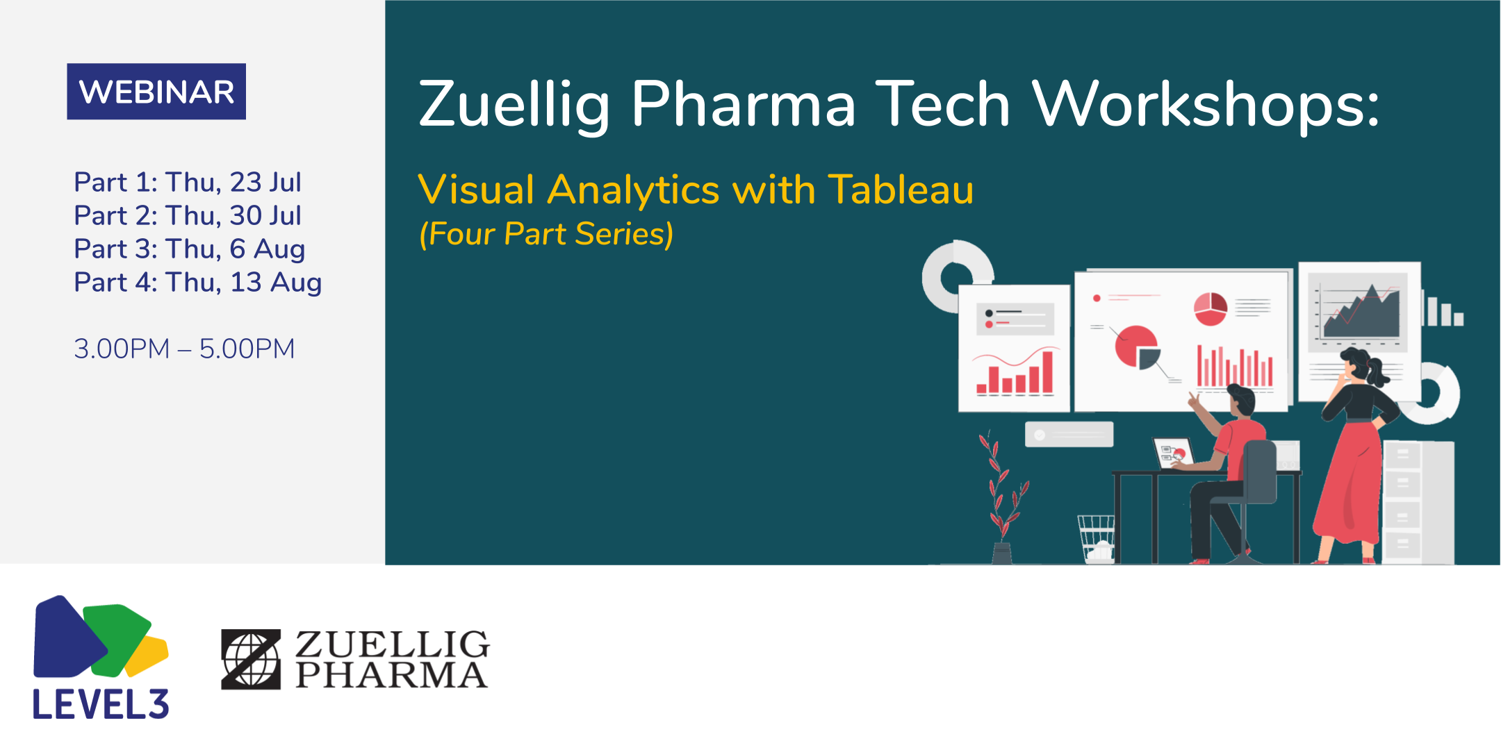 Level3 Coworking Events Unilever Foundry Padang Co Zuellig Pharma Tech Workshops Visual Analytics With Tableau