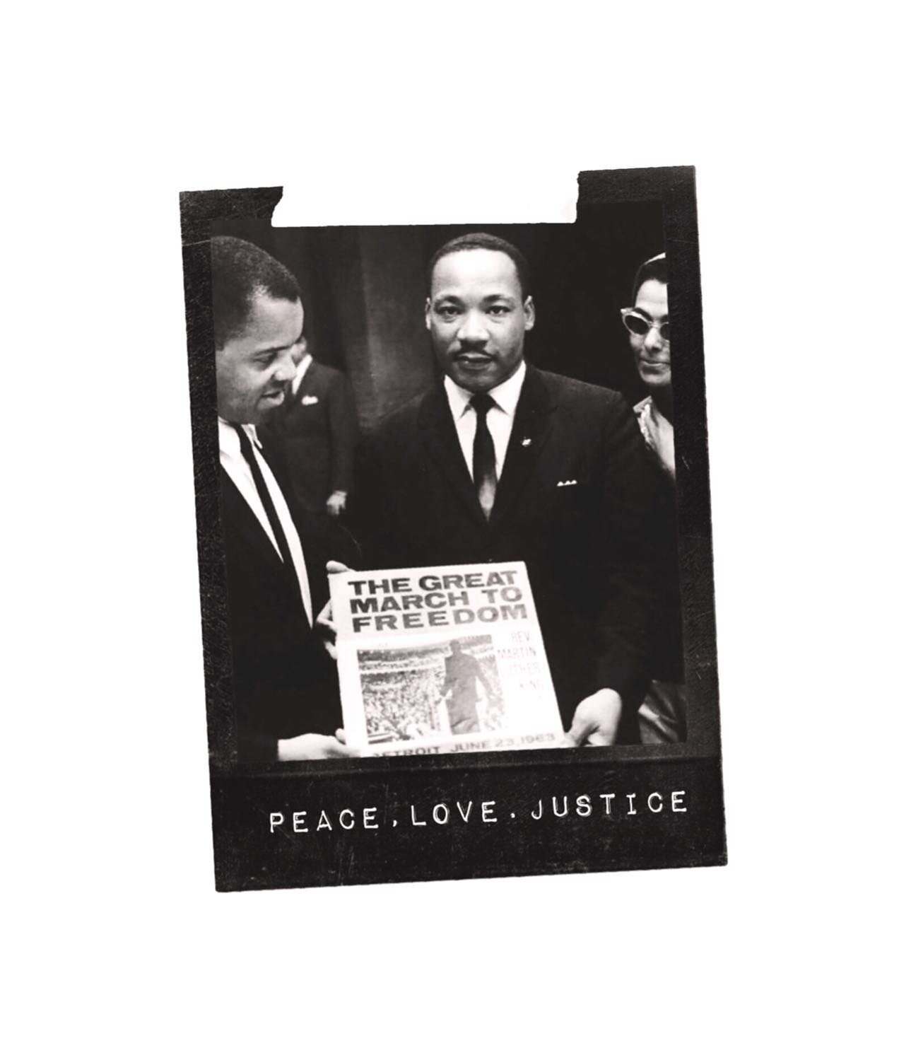 PEACE, LOVE &amp; JUSTICE : 🖤 @motownrecords founder Berry Gordy with Martin Luther King #nonviolence #blacklivesmater #motown