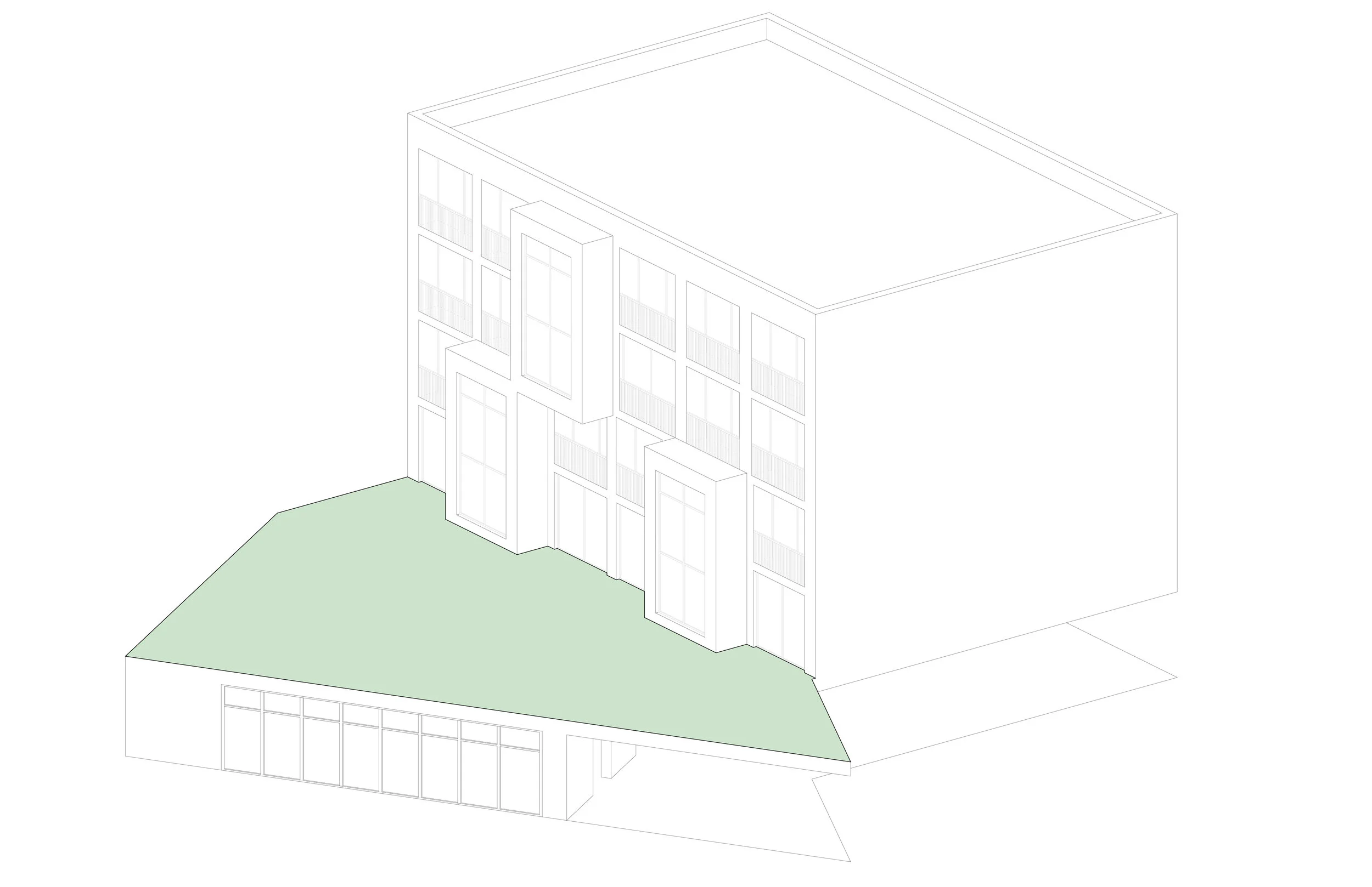 Communal Terrace for Inhabitants