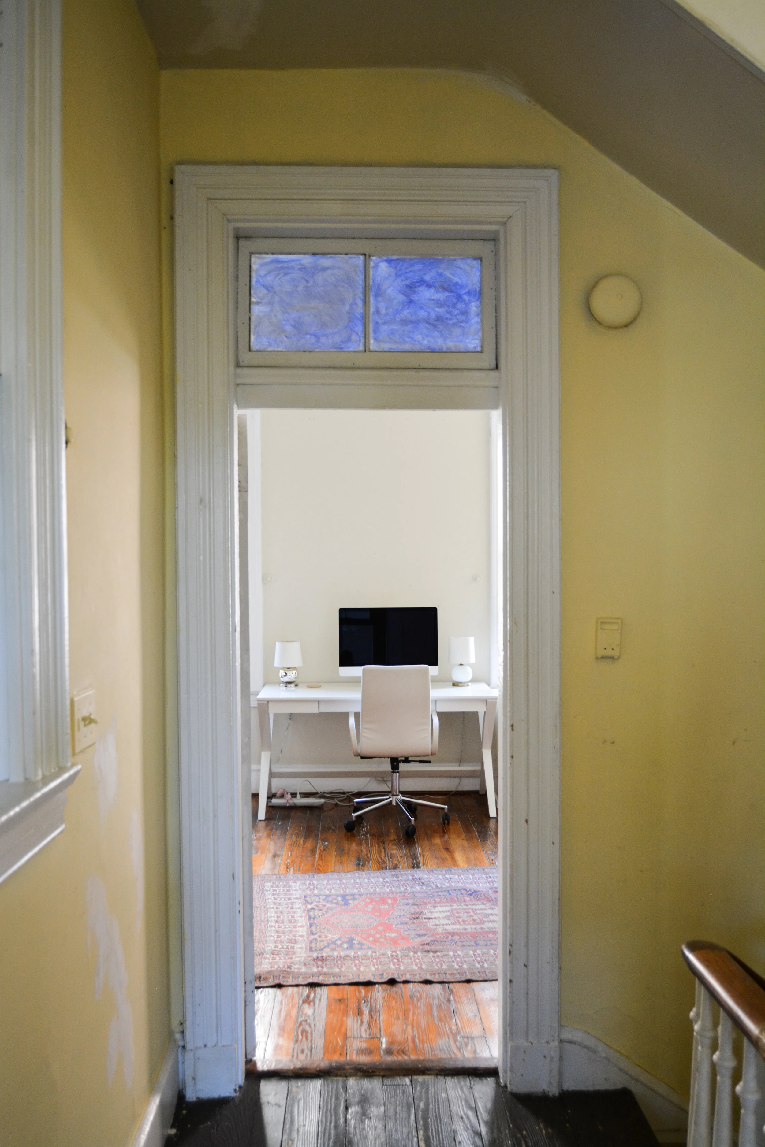House Tour The Office Rowhouse Revival