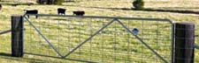 Rural Gates All Cyclone Rural gates are manufactured in Australia, and made from pre-galvanised pipe and mesh. Rural gates are available in a variety of lengths and styles to suit a wide range of fencing applications and gateways.