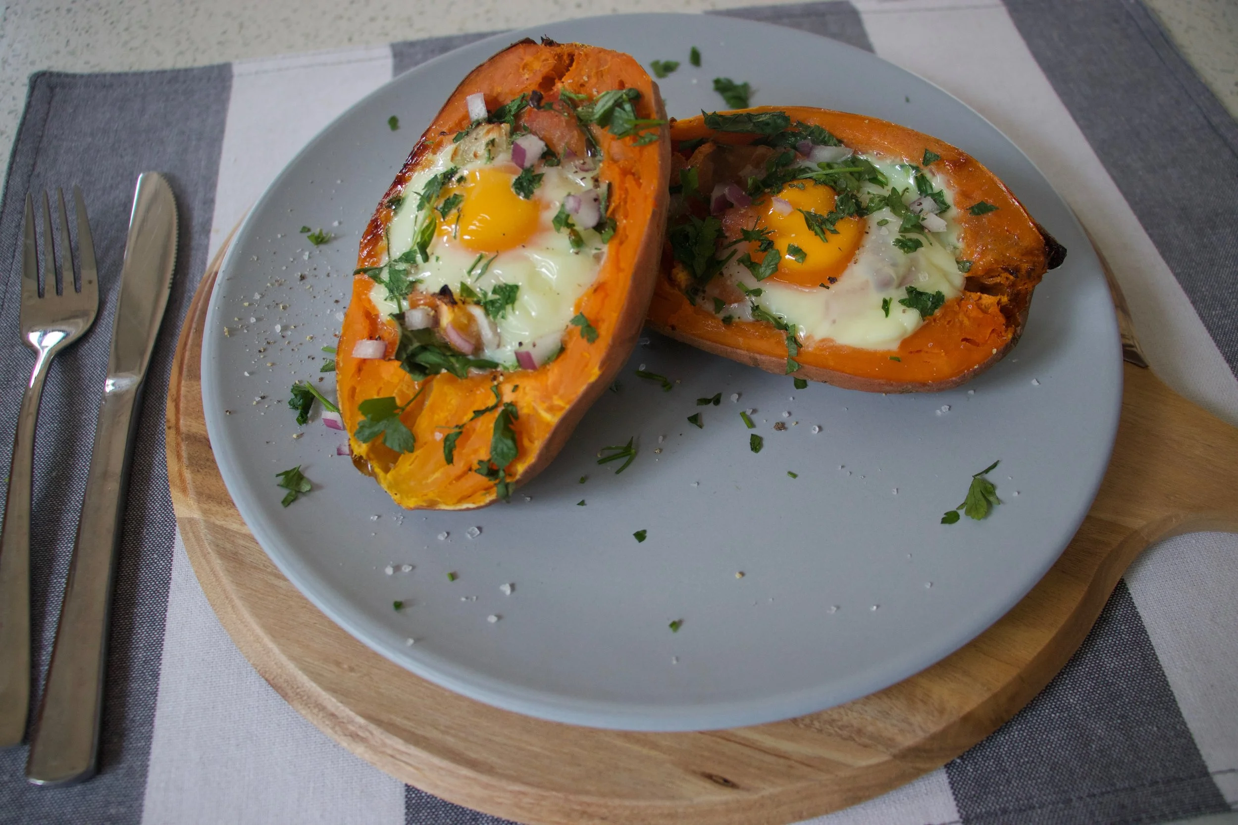 Kumara Breakfast Boats