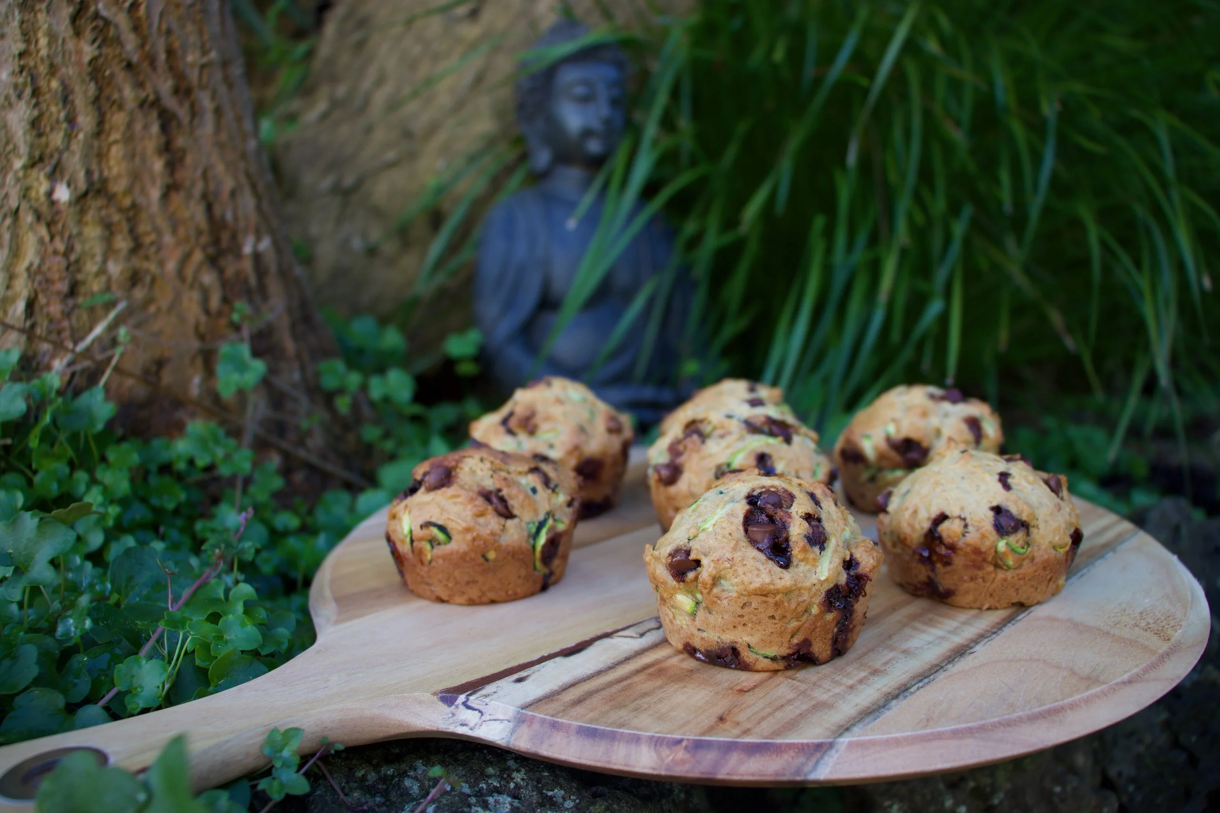 Healthy Courgette & Banana Muffins