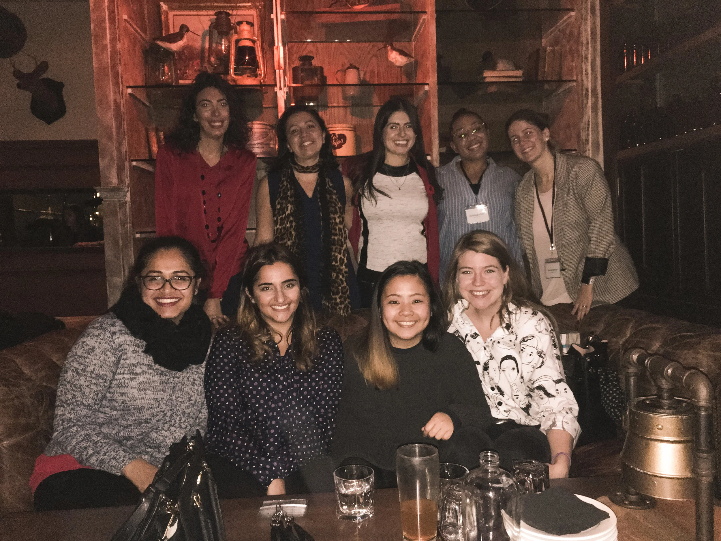 Ywib toronto team at the november networking event