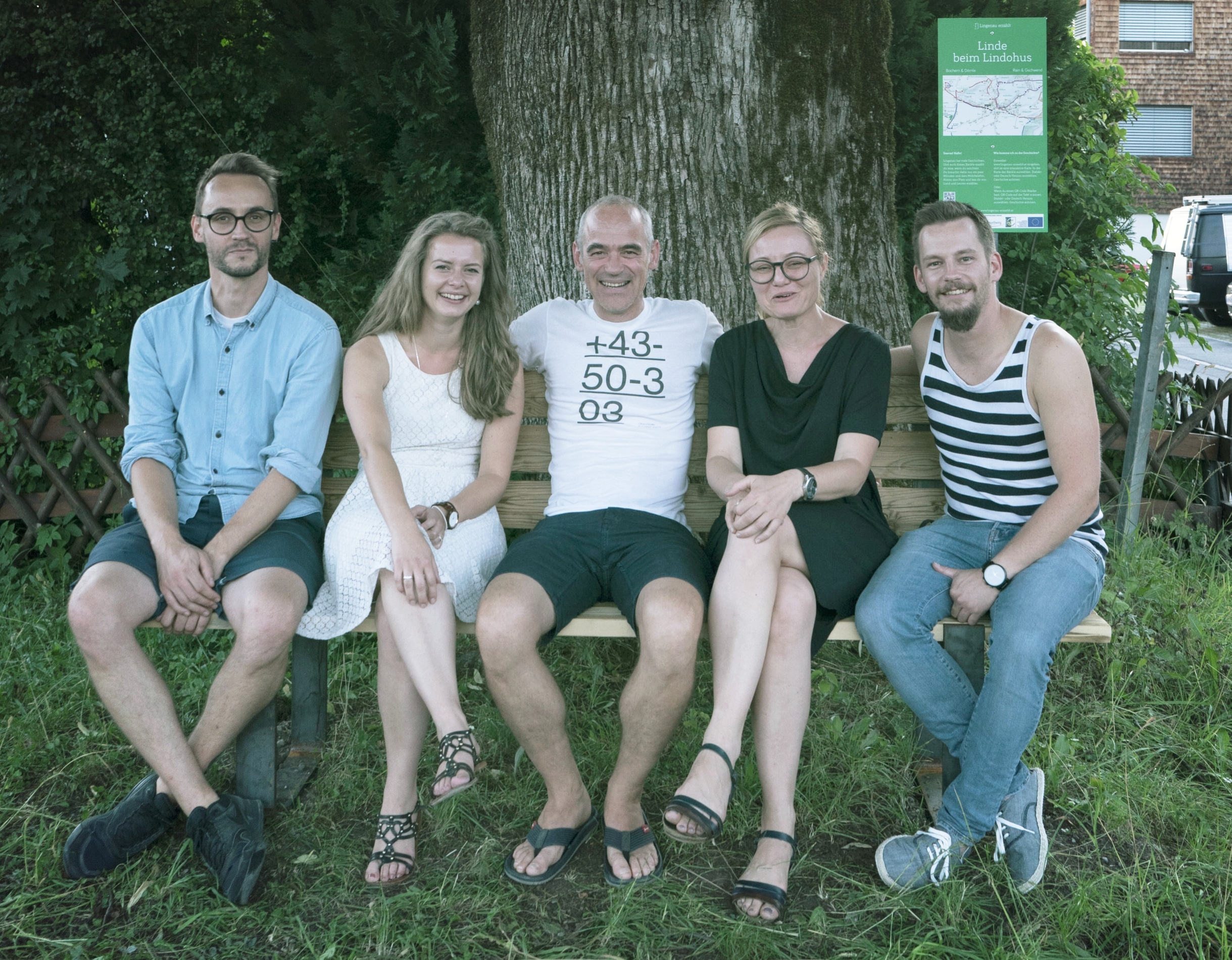v.l.n.r.: Christian Feurstein, Tanja Schörkl, Ewald Schneider, Isabella Natter-Spets, Philipp Fasser (nicht auf dem Foto: Flo Oberforcher)