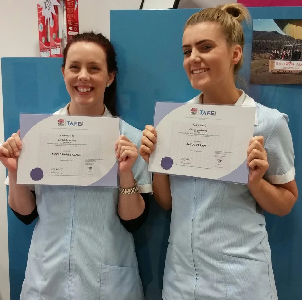 Nicole & Kayla's Certificate IV in Dental Assisting