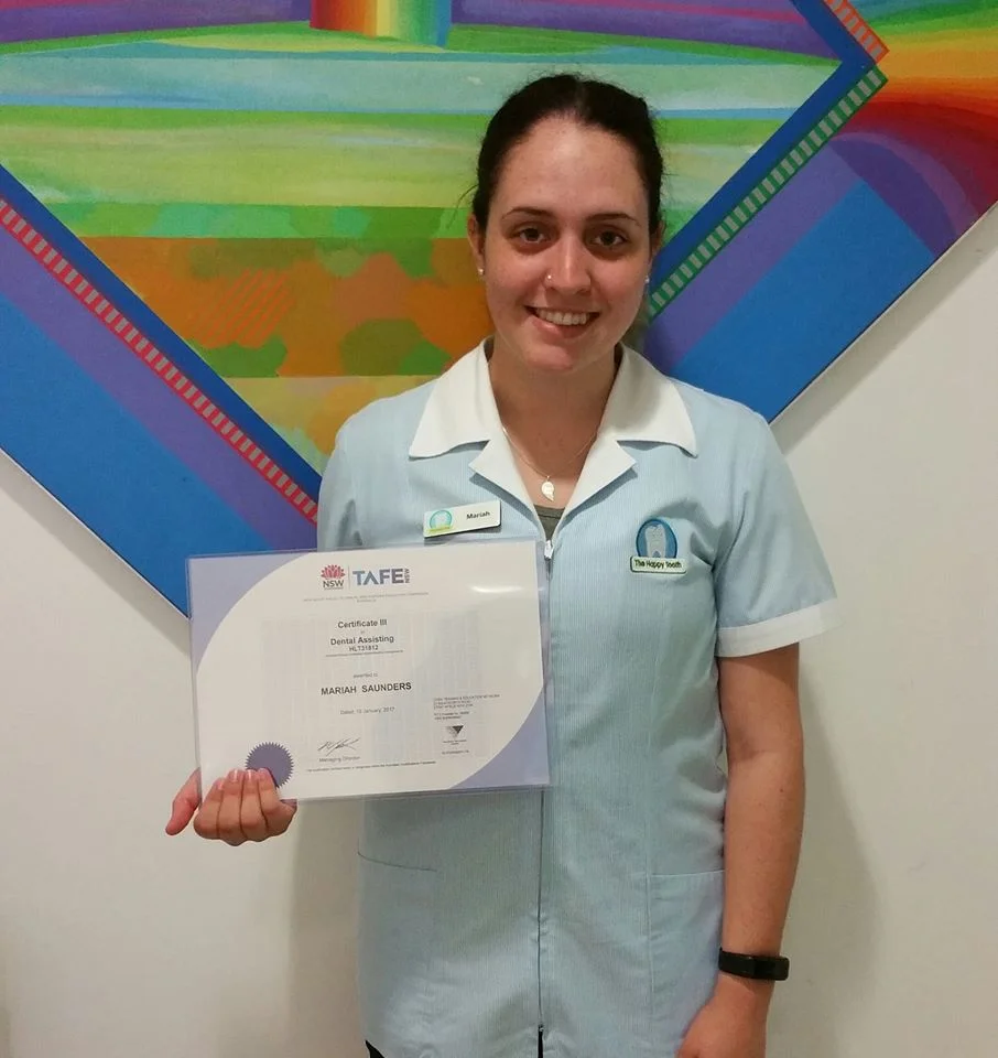 Mariah's Certificate III in Dental Assisting