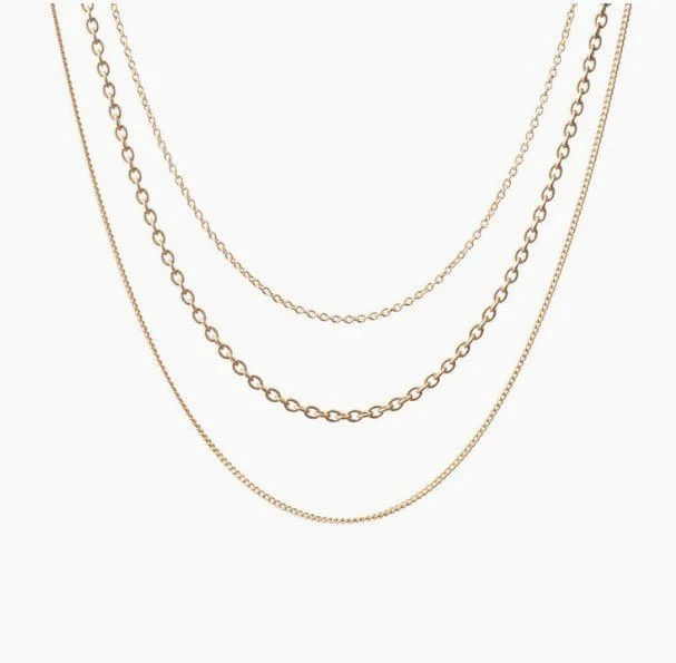 Verschiedene Kettenarten aus Fairtrade Gold für Permanentschmuck