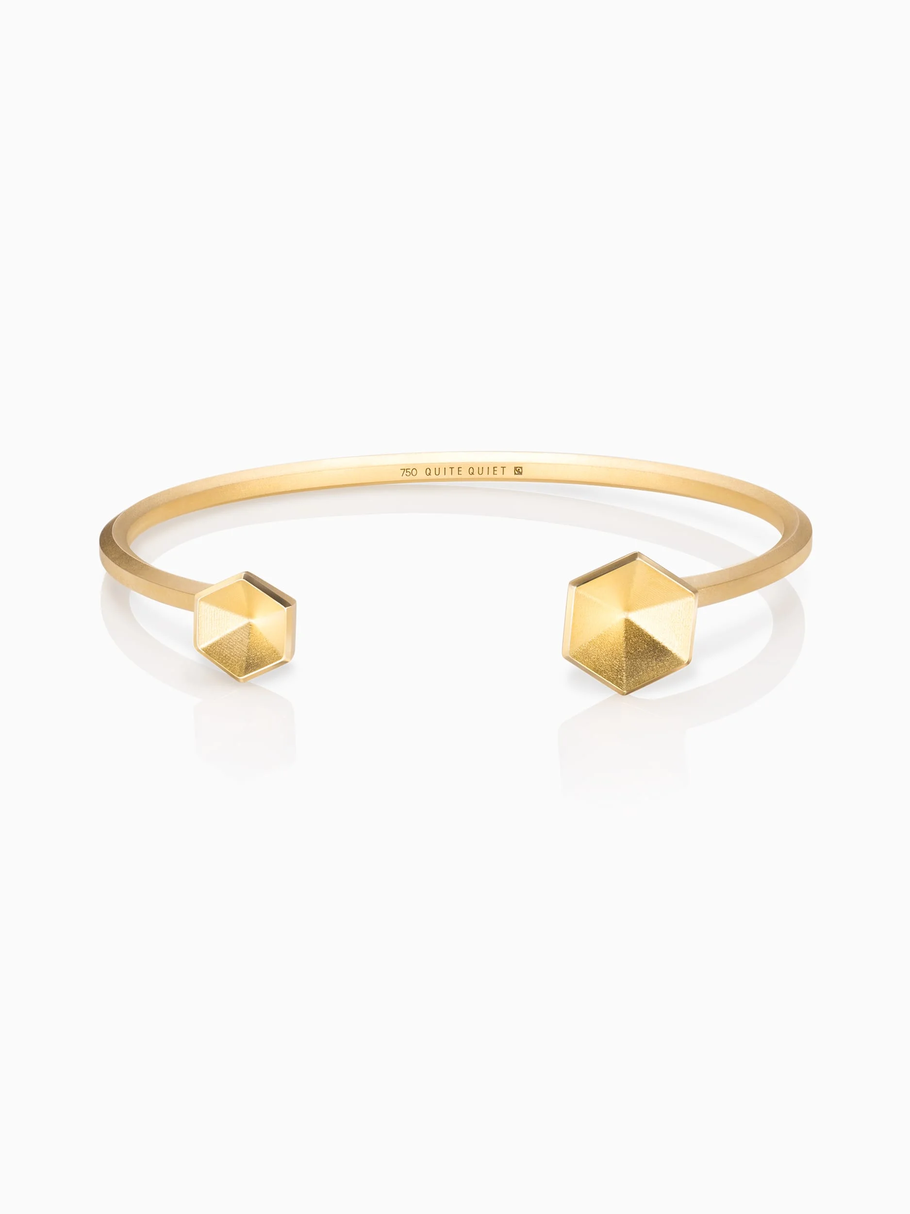 Quite Quiet Transitions Bracelet Hex Fairtrade Gold Top