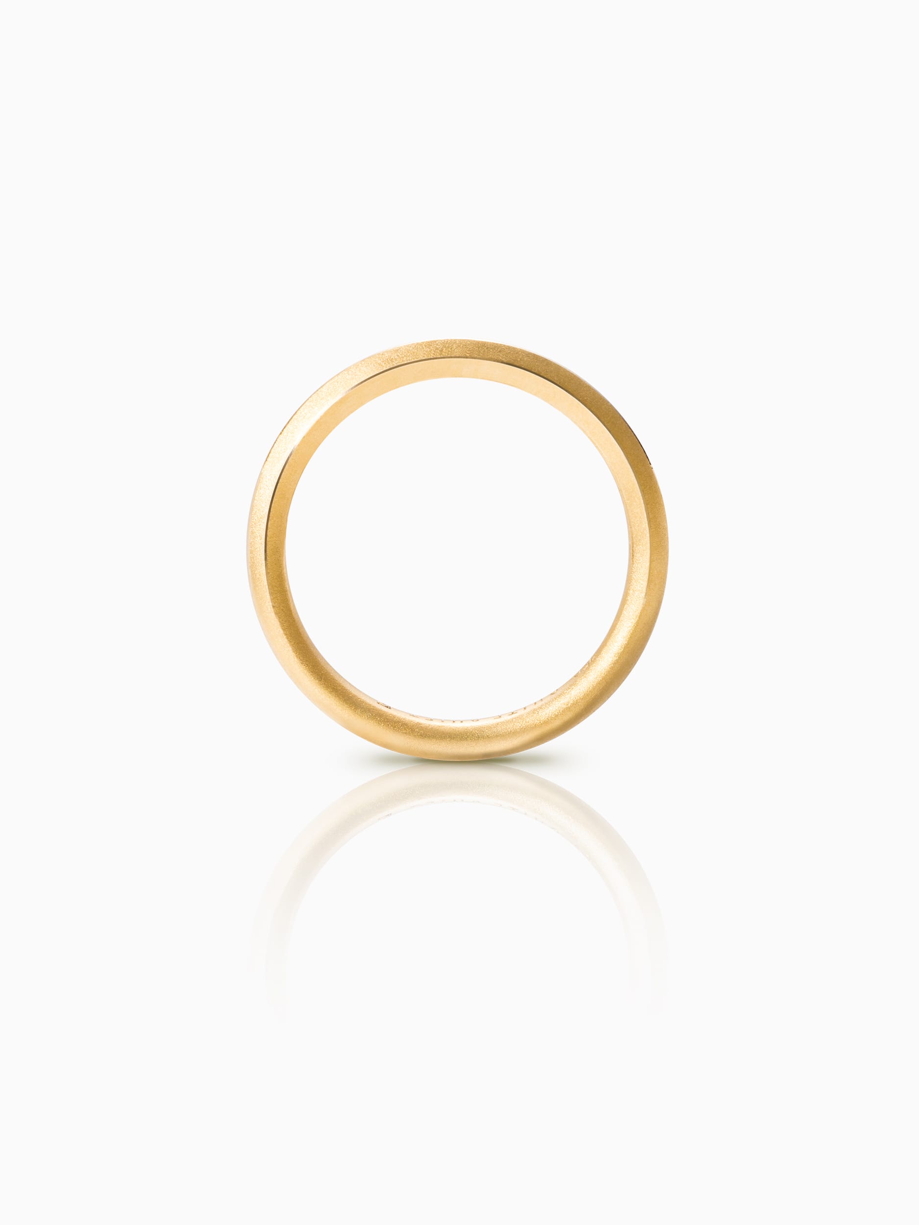 Quite Quiet Gradients Ring Hexagon Fairtrade Yellow Gold Geometric Shape Wedding Ehering Trauring