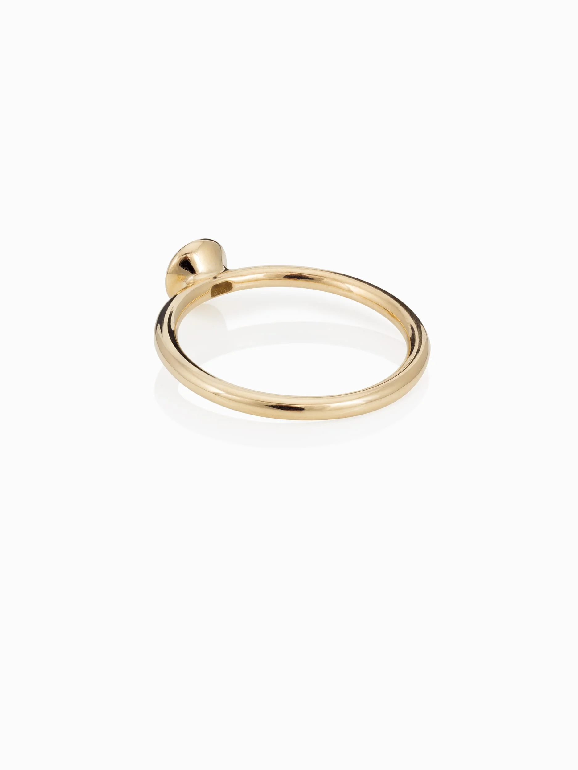 QuiteQuiet Transitions Ring No9 Polished Fairtrade Gold Lab-Grown Diamond - Perspective Inside.jpg