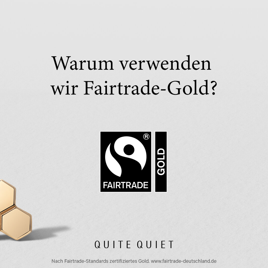 Warum verwenden wir Fairtrade-Gold f&uuml;r unseren Schmuck?

...

Why do we use Fairtrade-Gold for all our jewelry?

@fairtradede 
#fairtradegold #fairtrade  #nachhaltigerschmuck #sustainablejewelry  #quitequiet