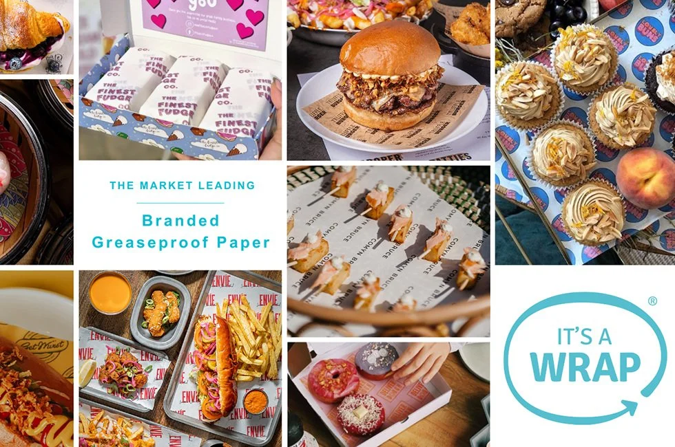 Custom Printed Food Tray Liners Custom Printed Food Safe Paper Custom Tray Liners — Printed