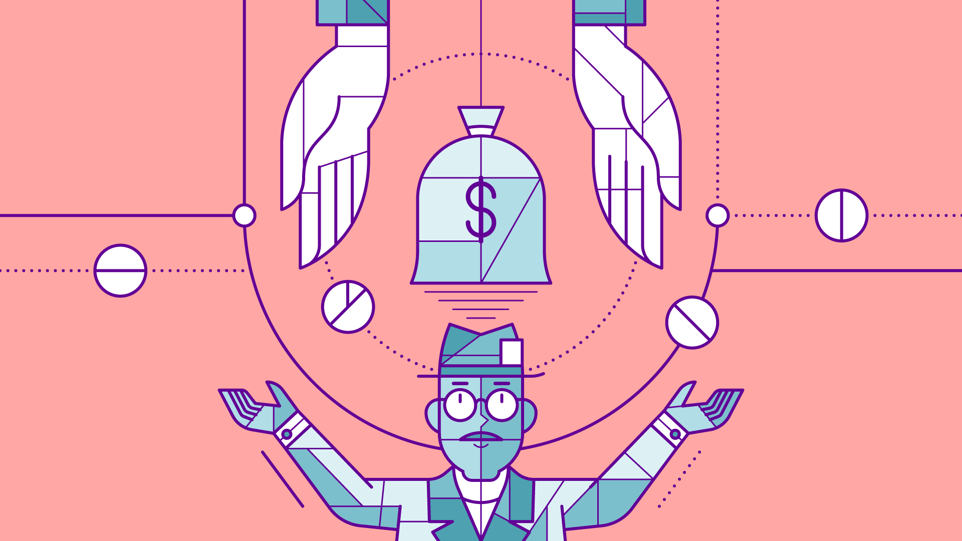 Illustrations by Leon Postma, De Correspondent